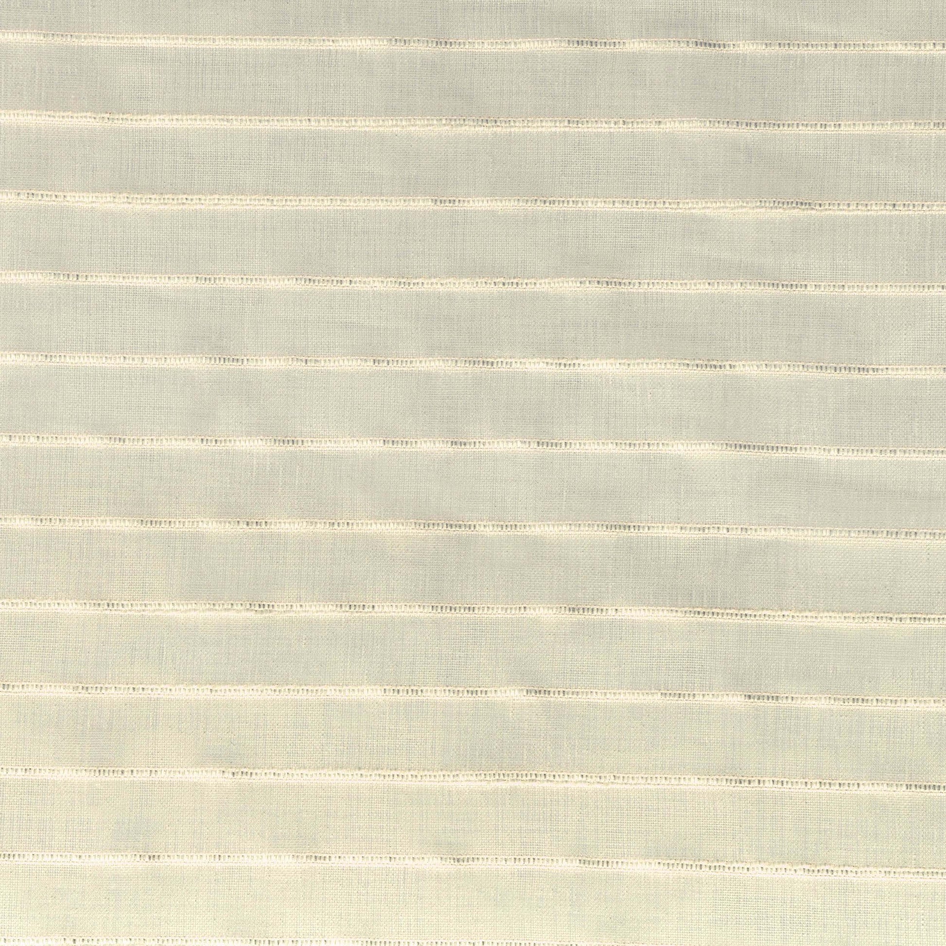 Jackson Striped Sheer Window Curtain Panels - Ivory