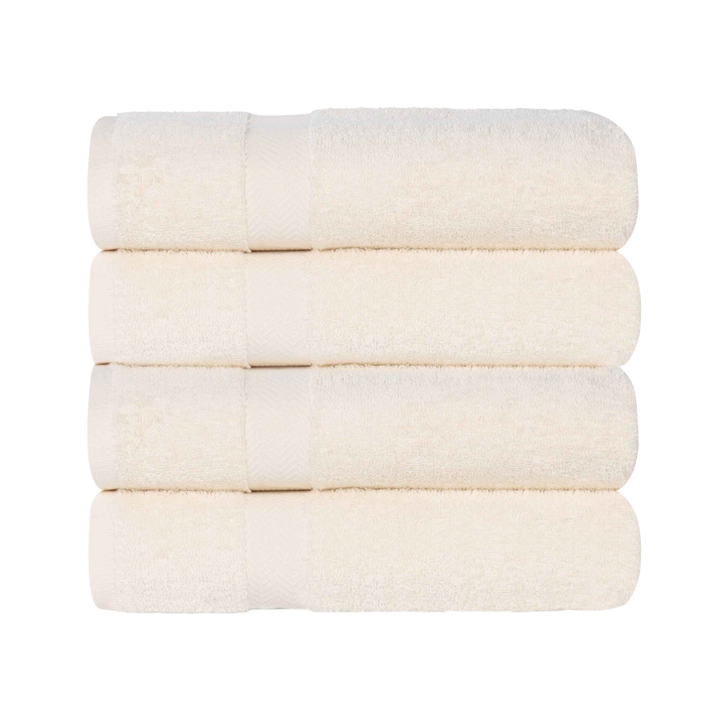 Cotton Highly Absorbent Eco-Friendly Quick Dry 4 Piece Bath Towel Set
