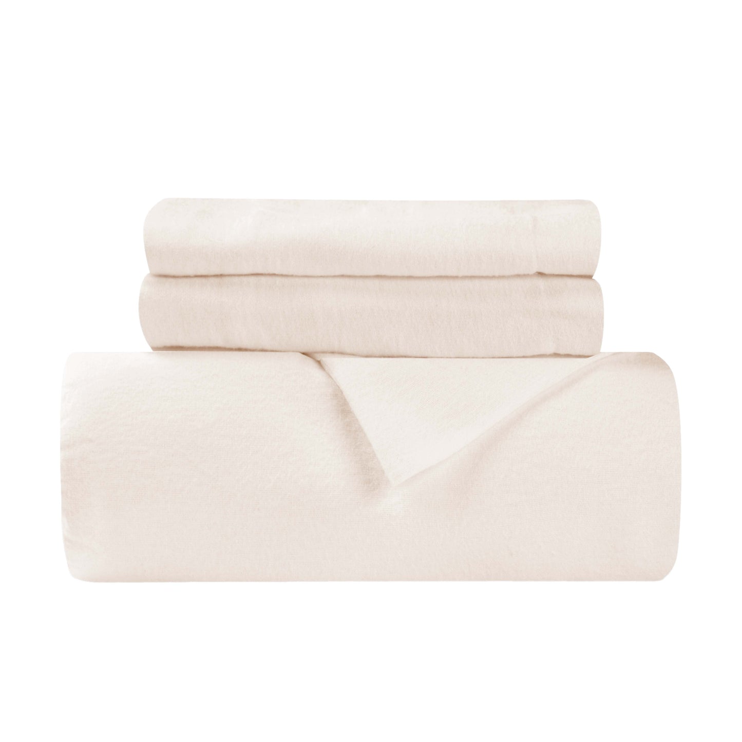 Flannel Cotton Modern Solid Fuzzy Duvet Cover Set With Pillow Shams
