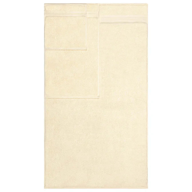 Turkish Cotton Highly Absorbent Solid 6 Piece Towel Set - Ivory