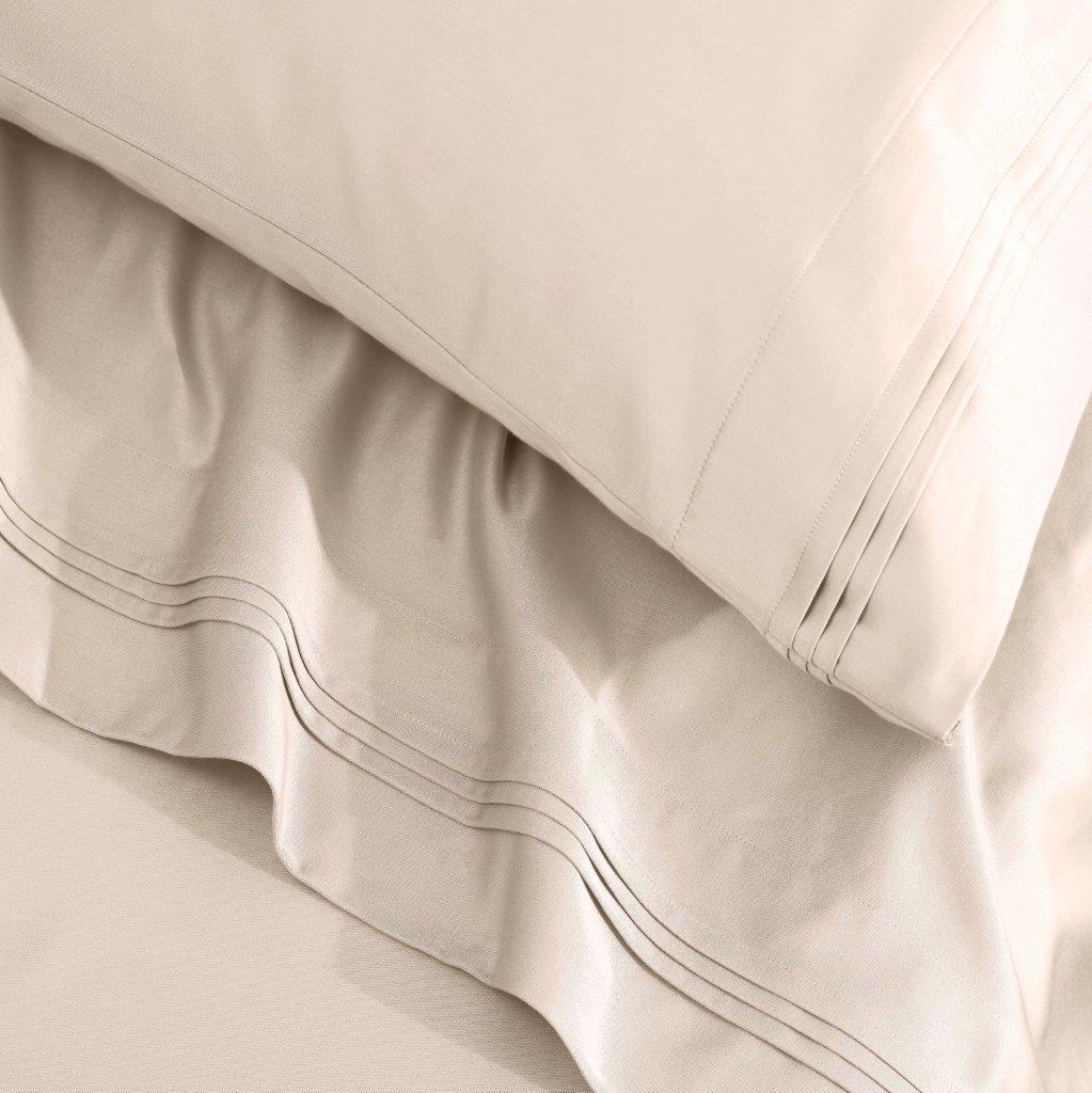 1500 Thread Count Egyptian Cotton 2 Piece Solid Pillowcase Set - Ivory
