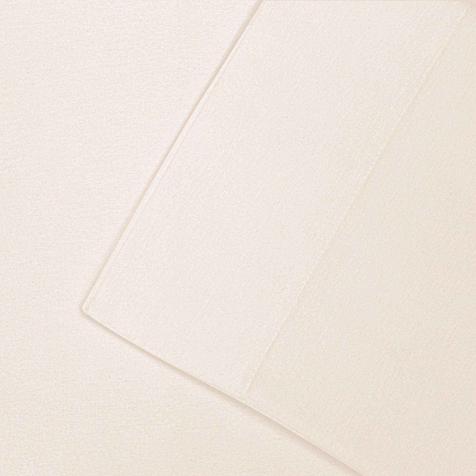 Solid Flannel Cotton Soft Warm Deep Pocket Sheet Set - Ivory