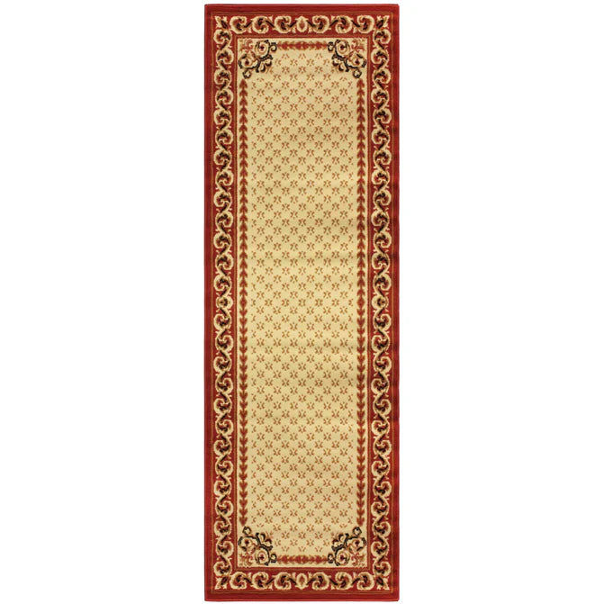 Longfield Traditional Oriental Area Rug - Ivory