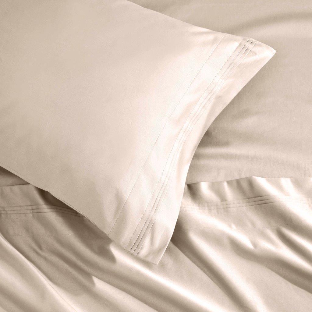 1500 Thread Count Egyptian Cotton 2 Piece Solid Pillowcase Set - Ivory