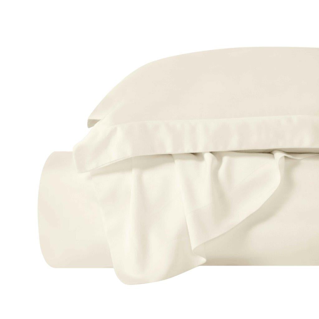 Modal From Beechwood 400 Thread Count Cooling Solid Duvet Cover Set - Ivory