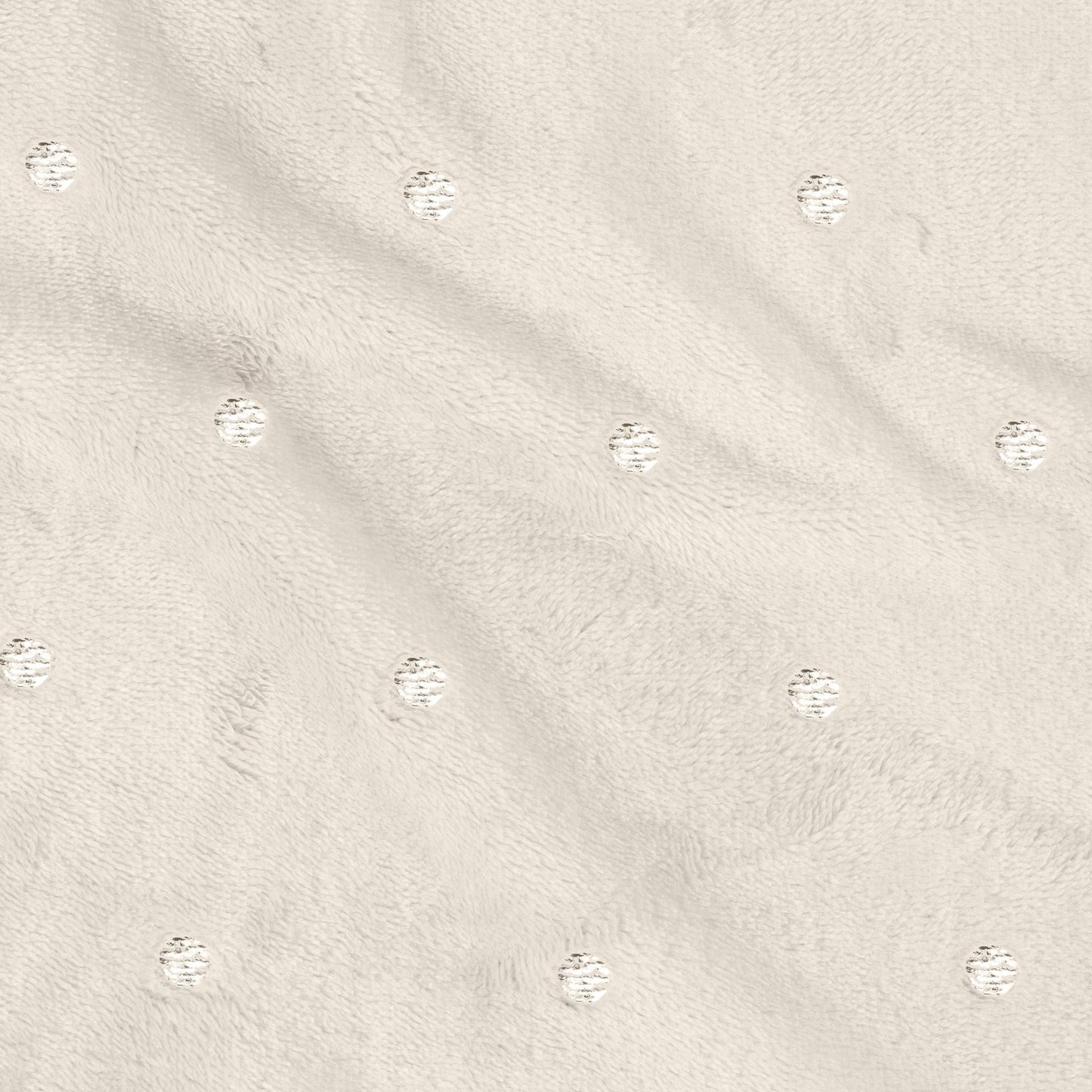 Fleece Plush Medium Weight Fluffy Soft Decorative Blanket Or Throw - Ivory