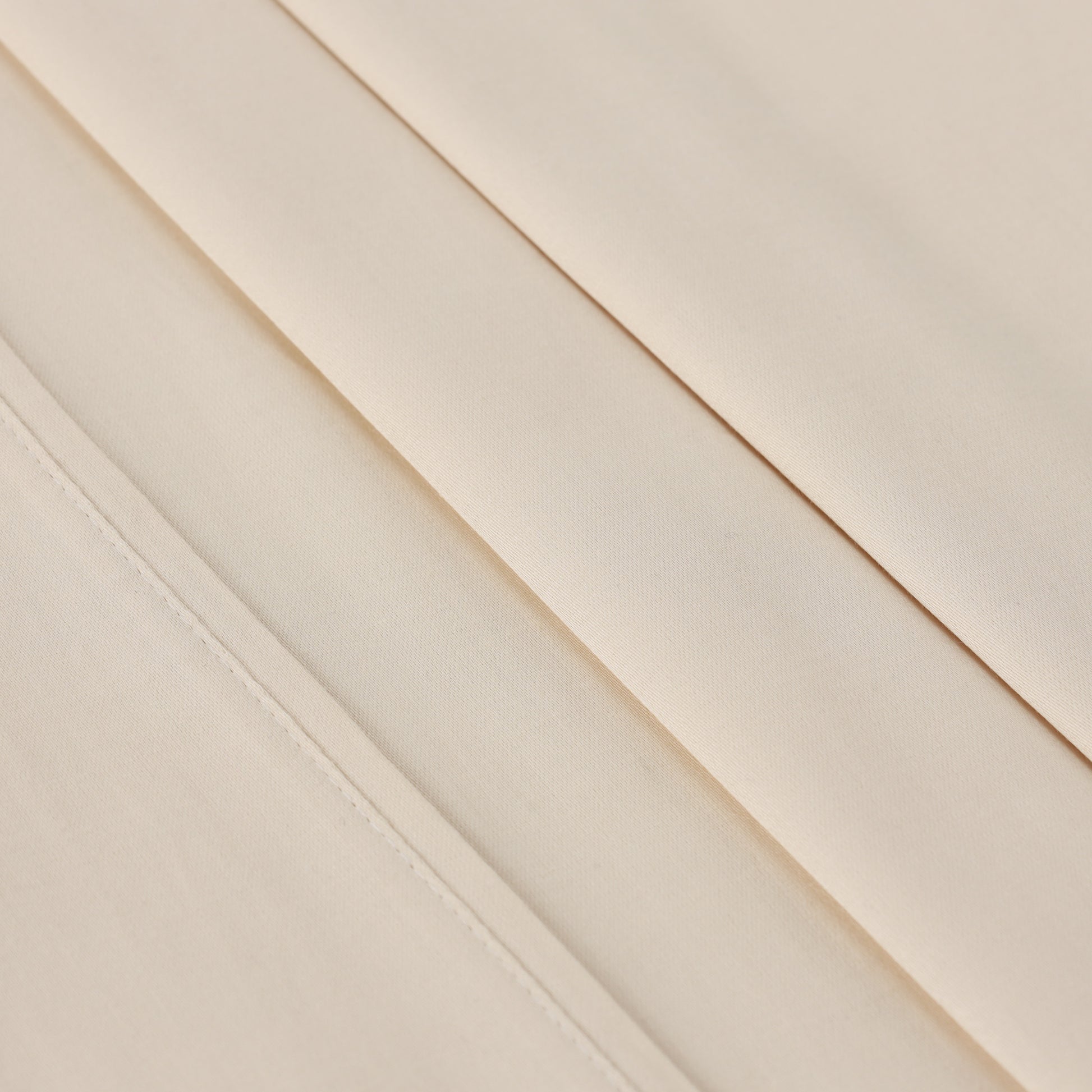 Egyptian Cotton 300 Thread Count Solid Deep Pocket Sheet Set - Ivory