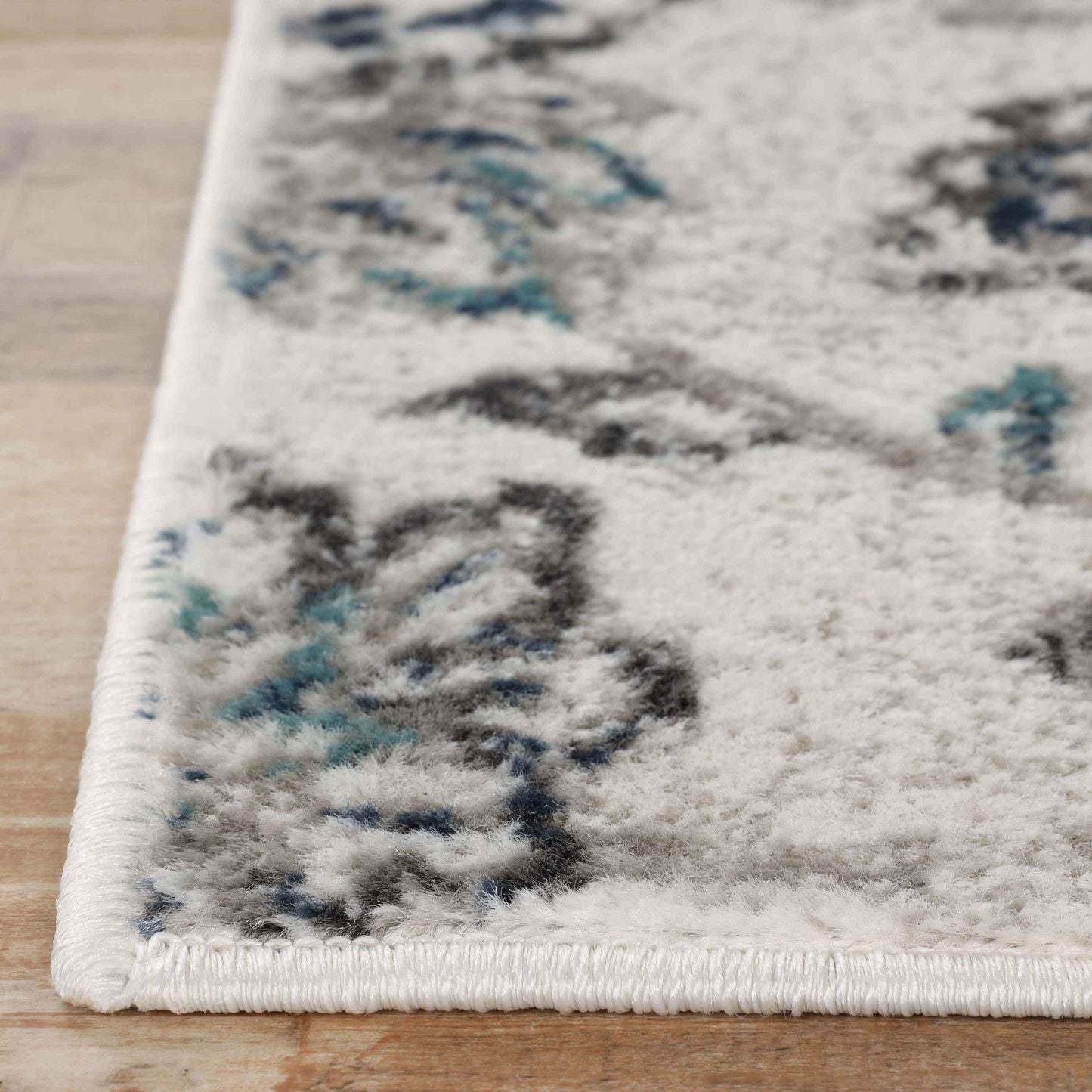 Jacobean Floral Modern Farmhouse Indoor Area Rug or Runner Rug - DeepRoyal