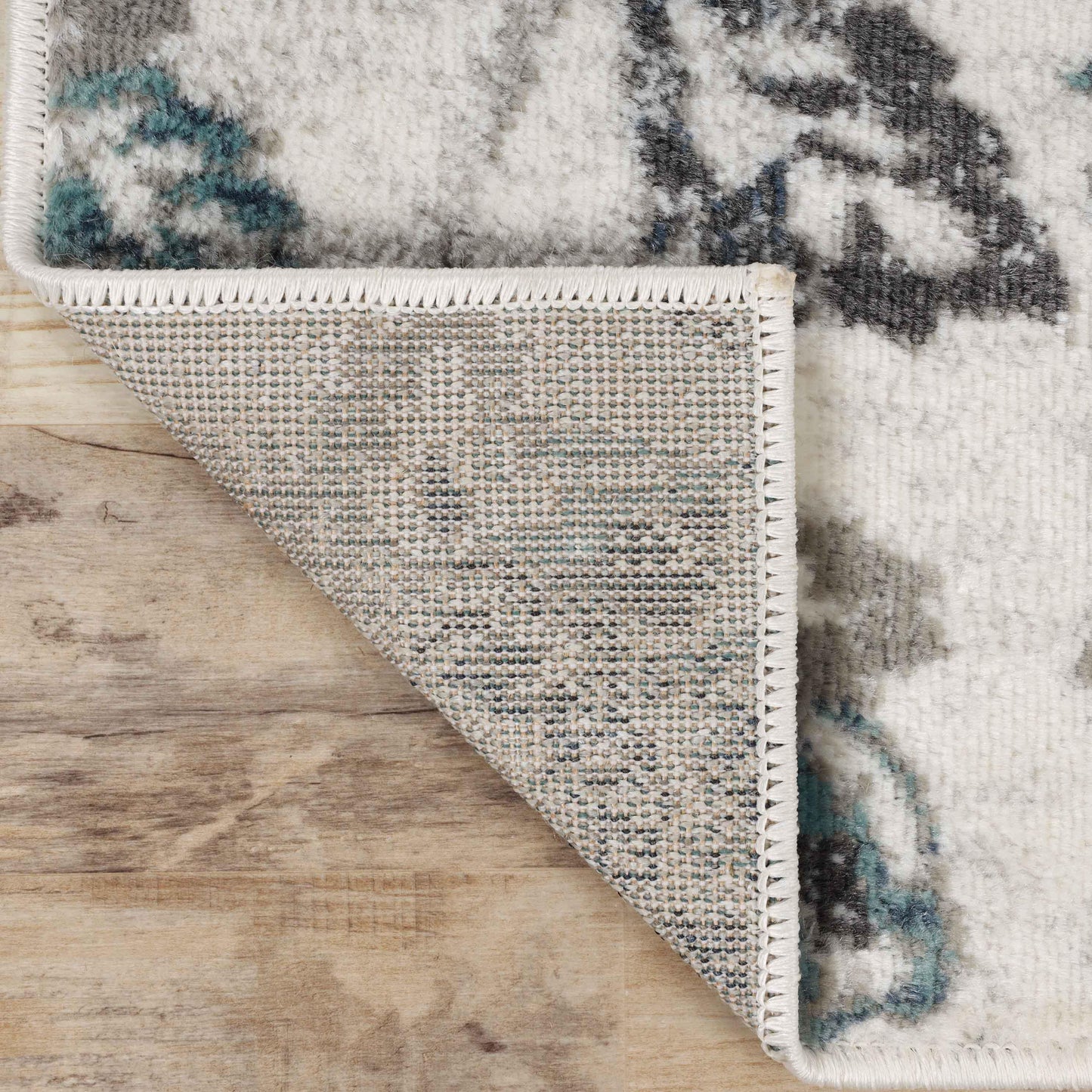Jacobean Floral Modern Farmhouse Indoor Area Rug or Runner Rug - DeepRoyal