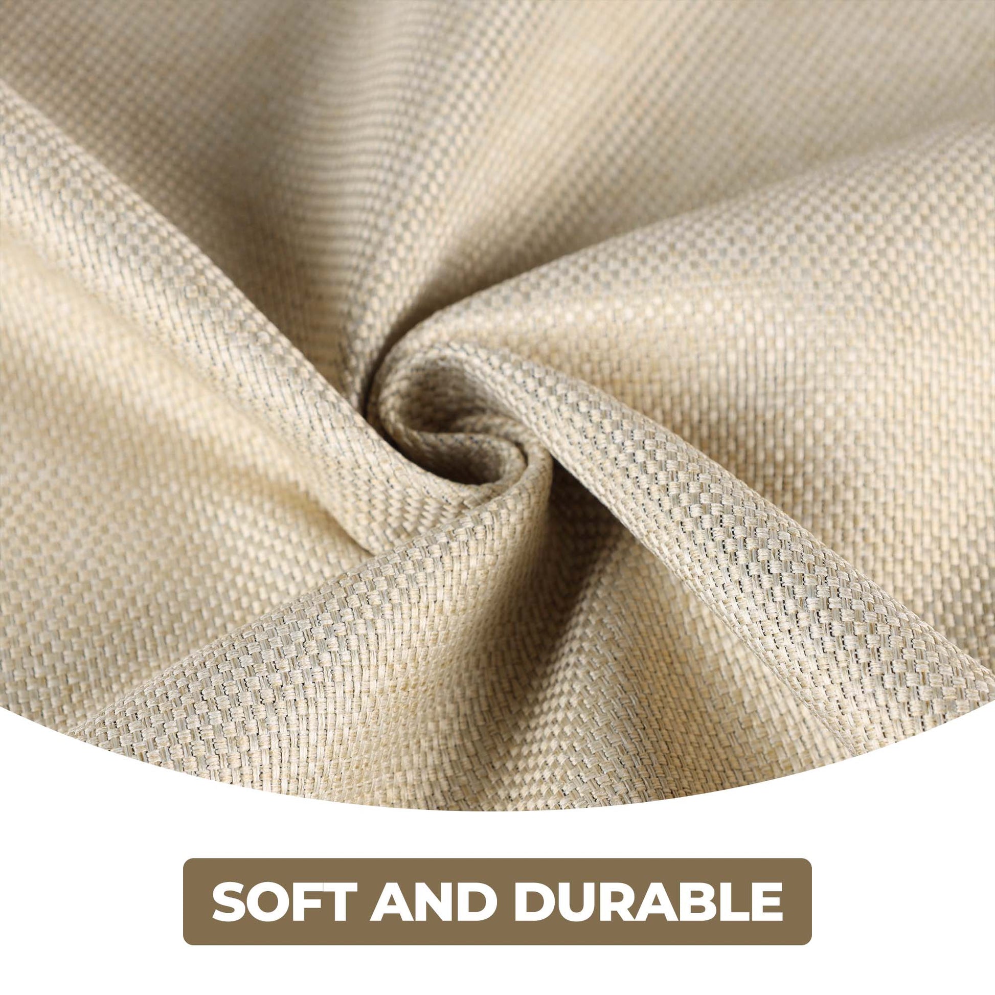 Jaxon Textured Blackout Curtain Set of 2 Panels - Ivory