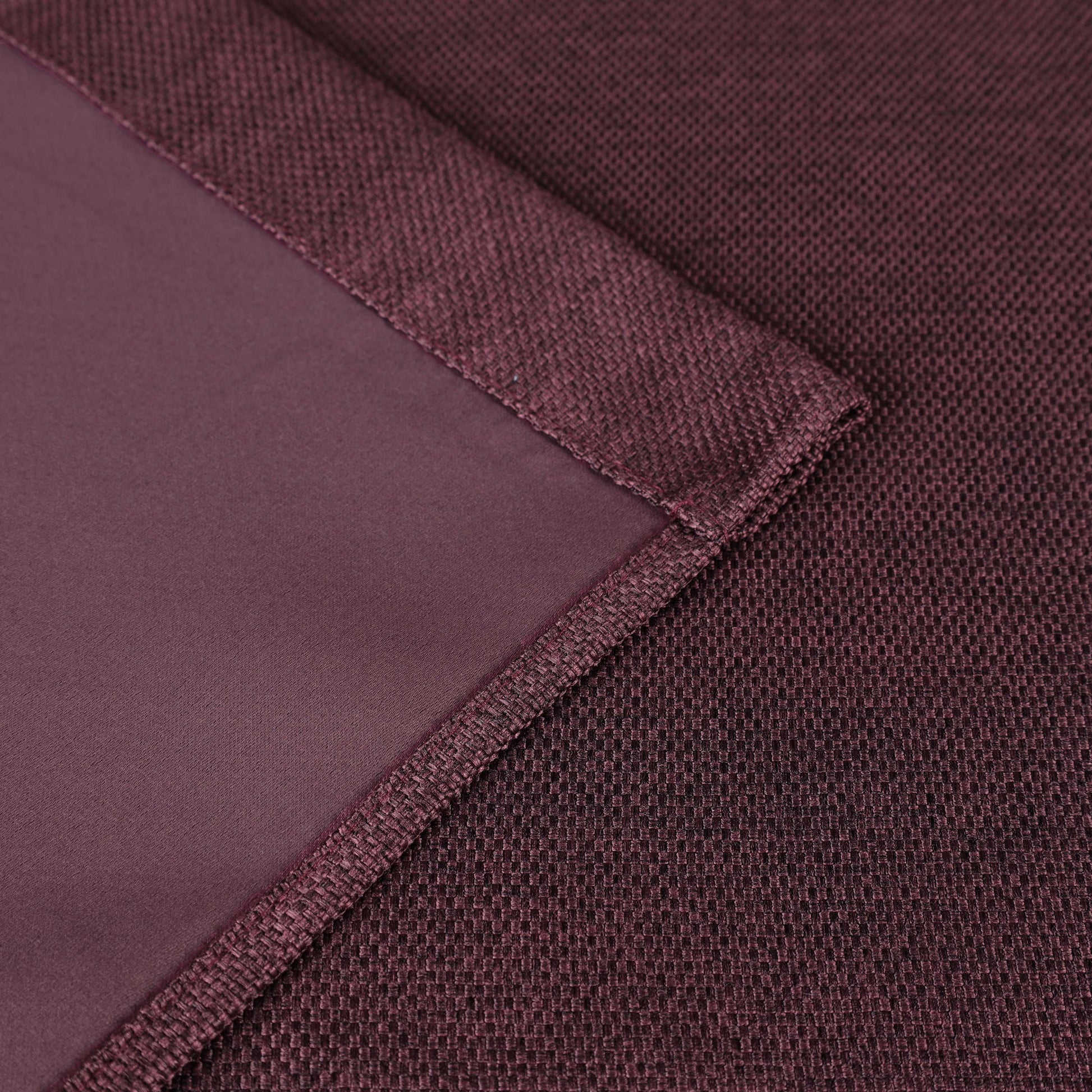 Jaxon Textured Blackout Curtain Set of 2 Panels - Mulberry
