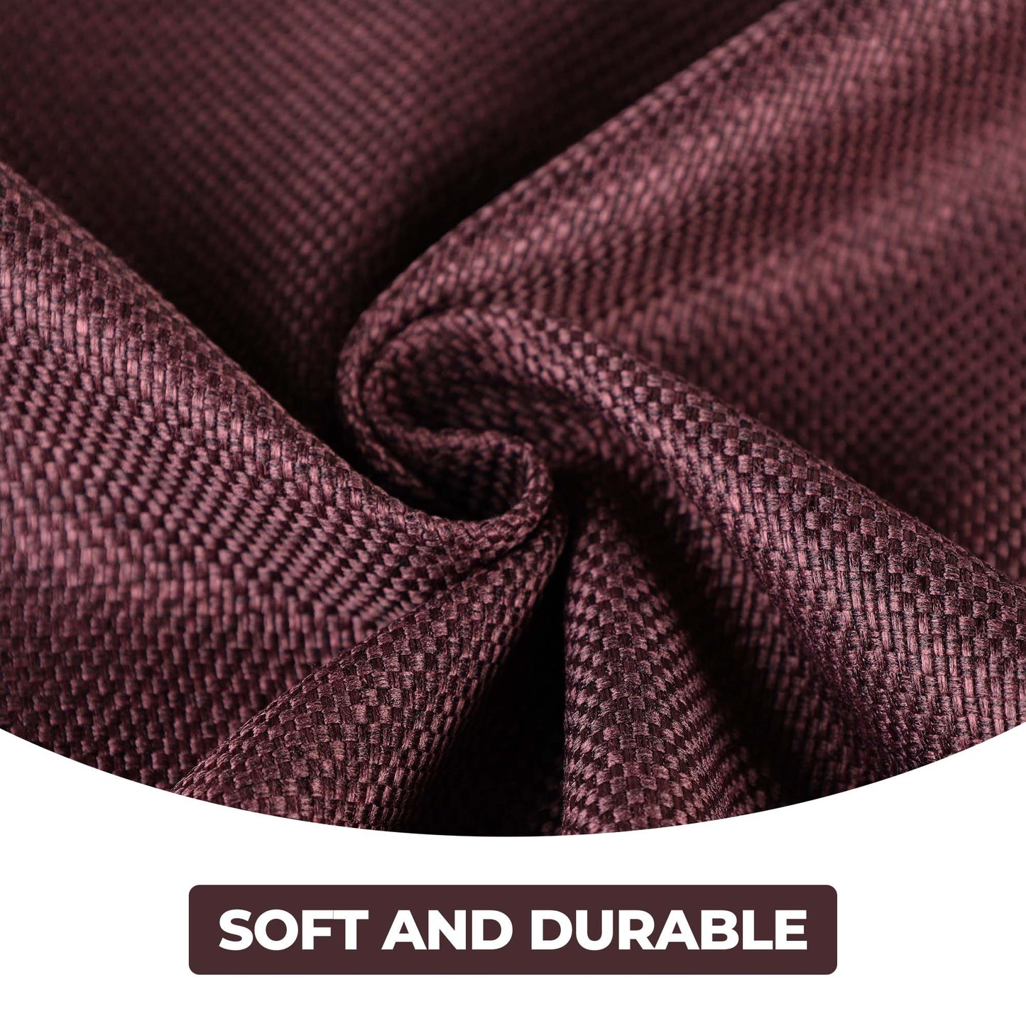 Jaxon Textured Blackout Curtain Set of 2 Panels - Mulberry