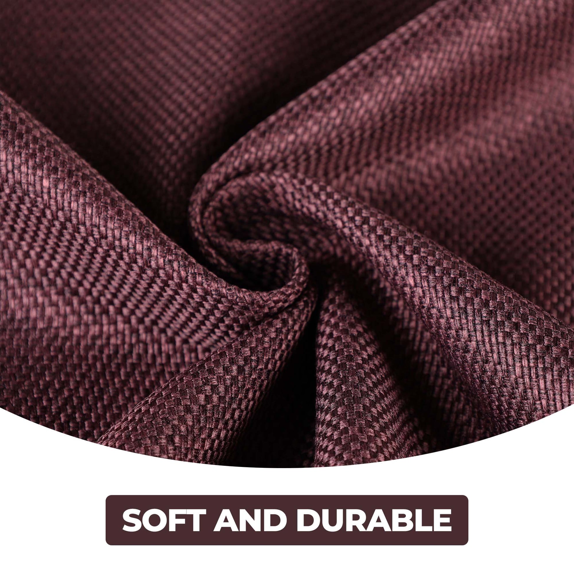 Jaxon Textured Blackout Curtain Set of 2 Panels - Mulberry