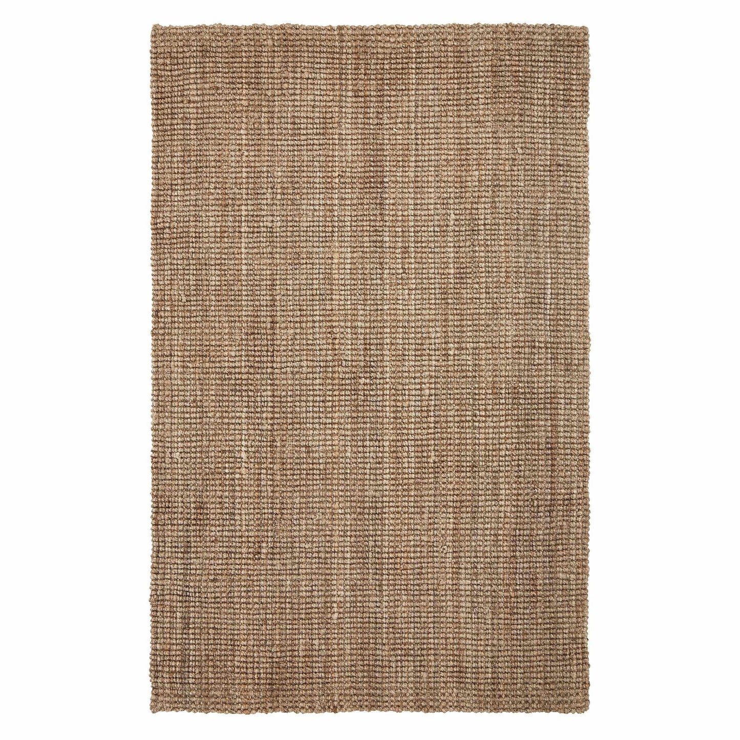 Superior Kula Farmhouse Natural Braided Jute Reversible Indoor Area Rug - Natural
