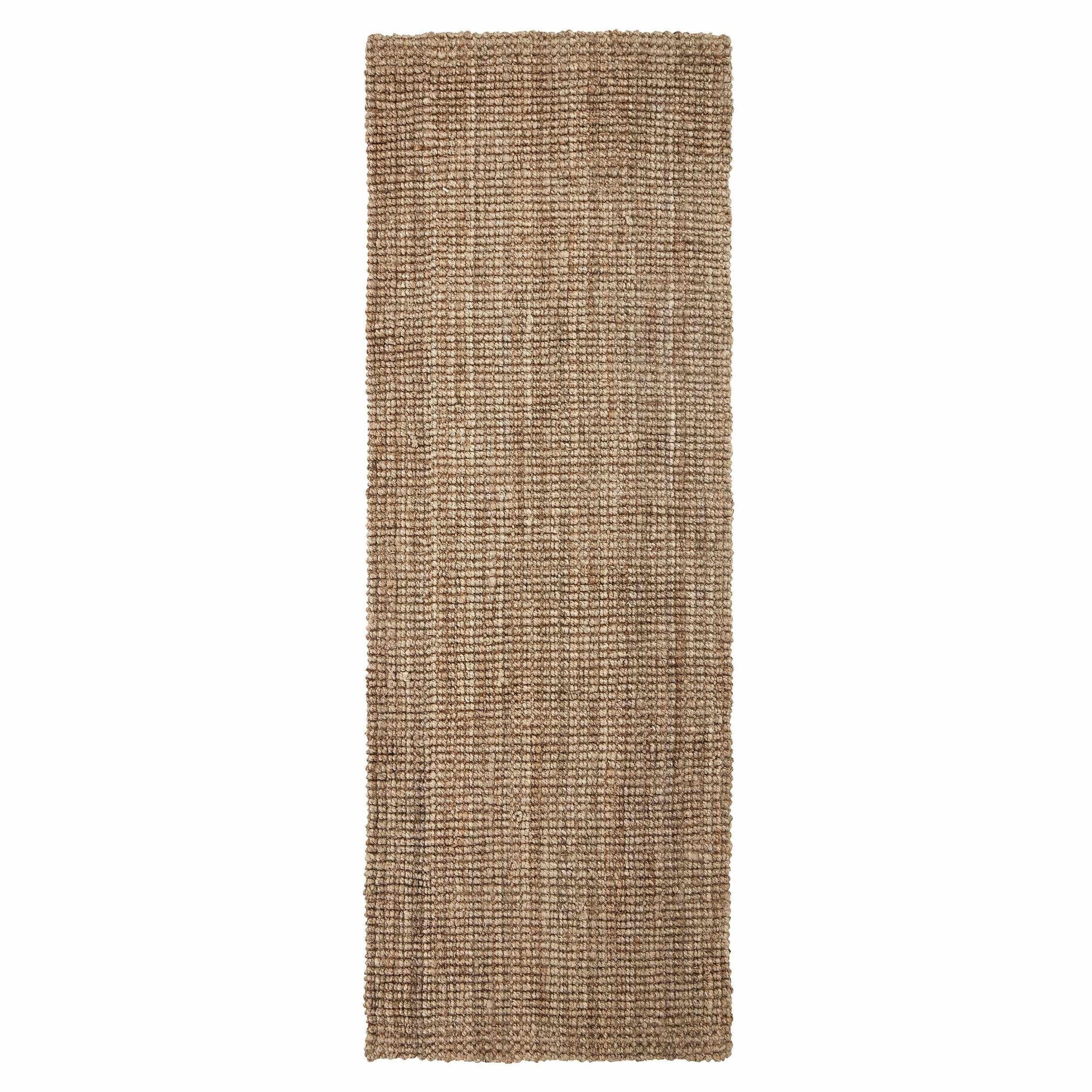 Superior Kula Farmhouse Natural Braided Jute Reversible Indoor Area Rug -  Natural