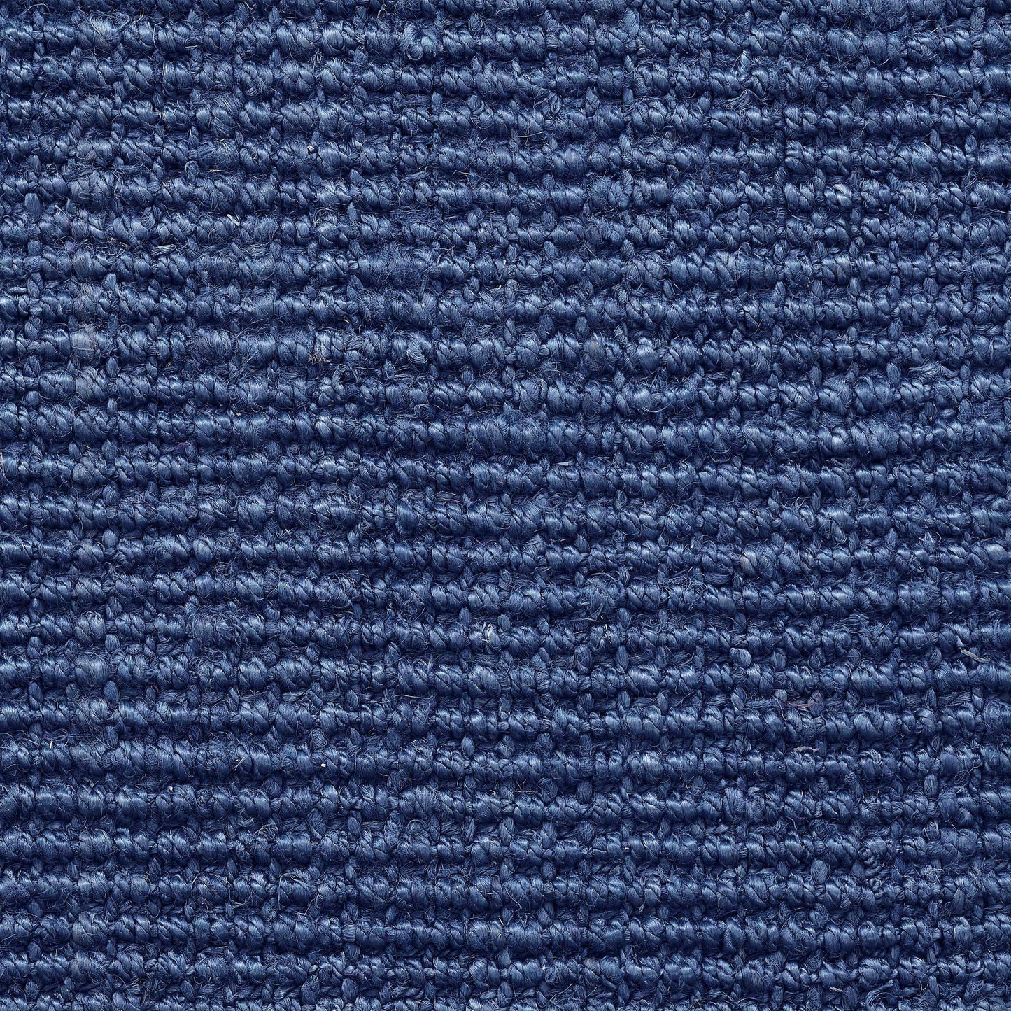 Superior Kula Farmhouse Natural Braided Jute Reversible Indoor Area Rug - Navy Blue