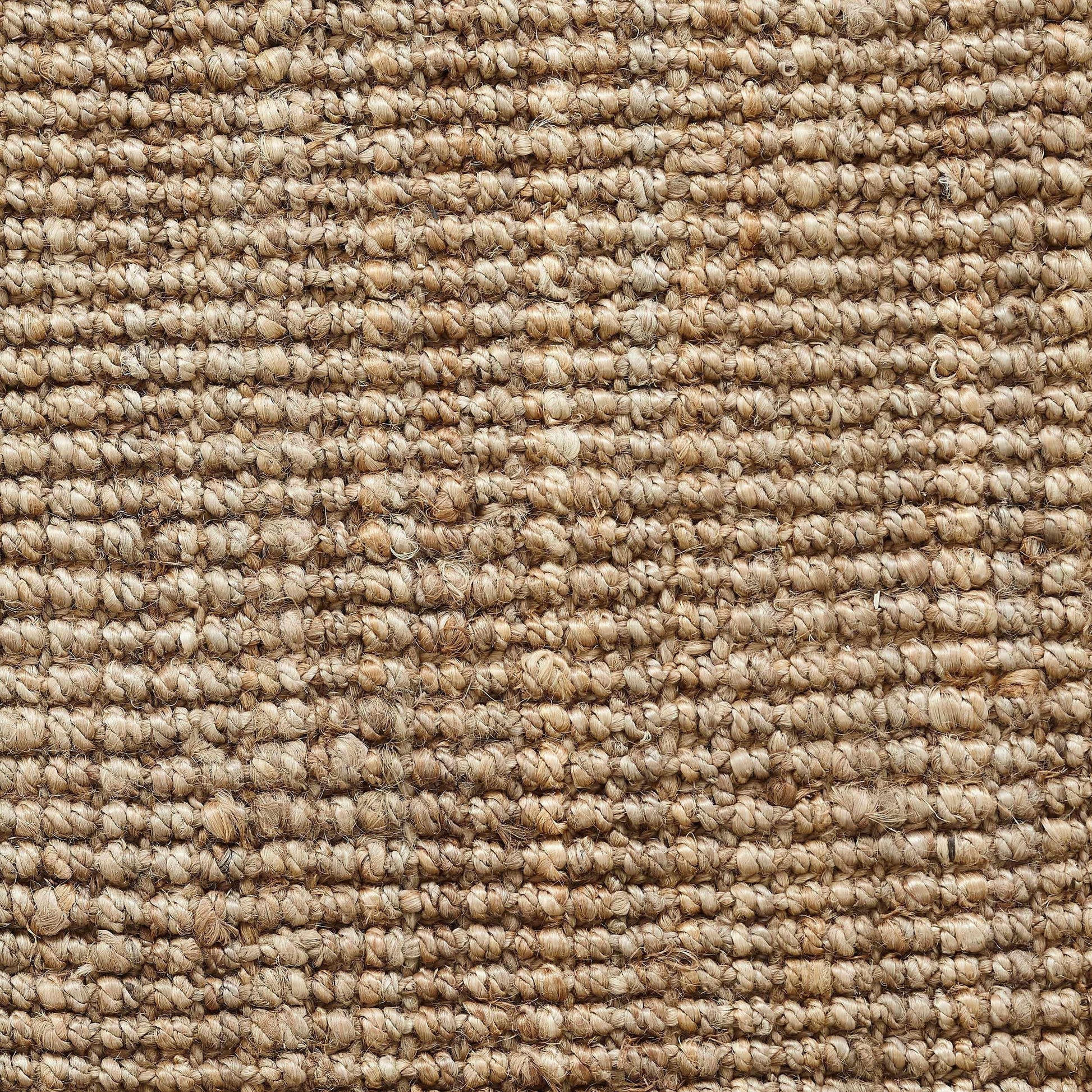Superior Kula Farmhouse Natural Braided Jute Reversible Indoor Area Rug - Natural