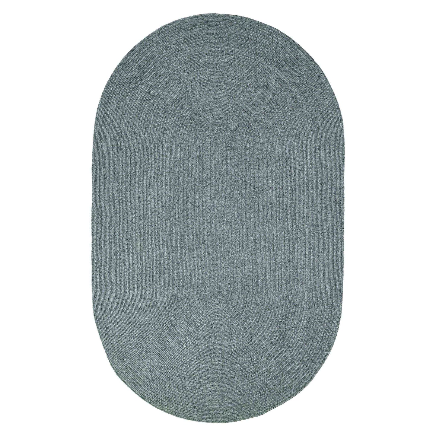 Classic Braided Weave Oval Area Rug Indoor Outdoor Rugs - LagoonBreeze