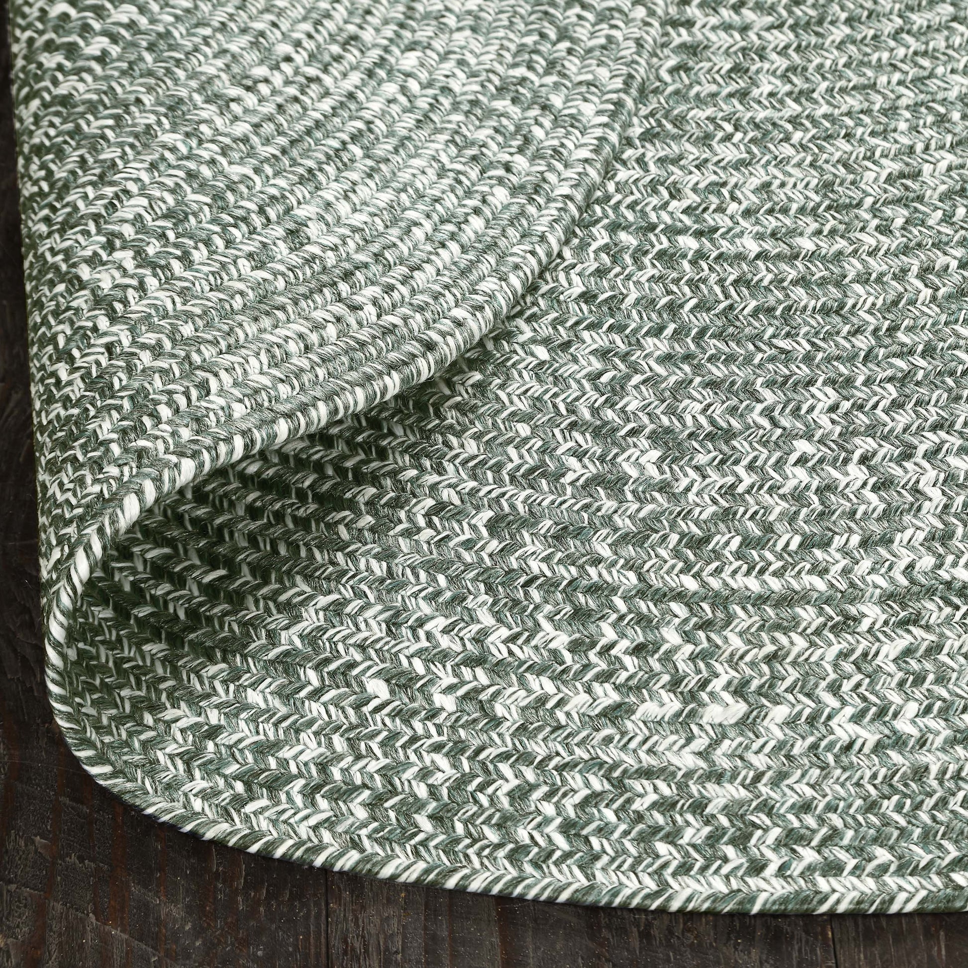 Reversible Braided Eco-Friendly Area Rug Indoor Outdoor Rugs - LagoonBreezeWhite