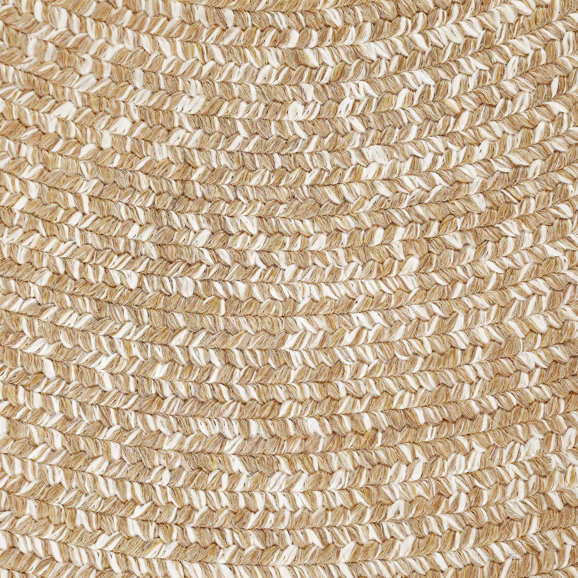 Reversible Braided Eco-Friendly Area Rug Indoor Outdoor Rugs - LatteWhite