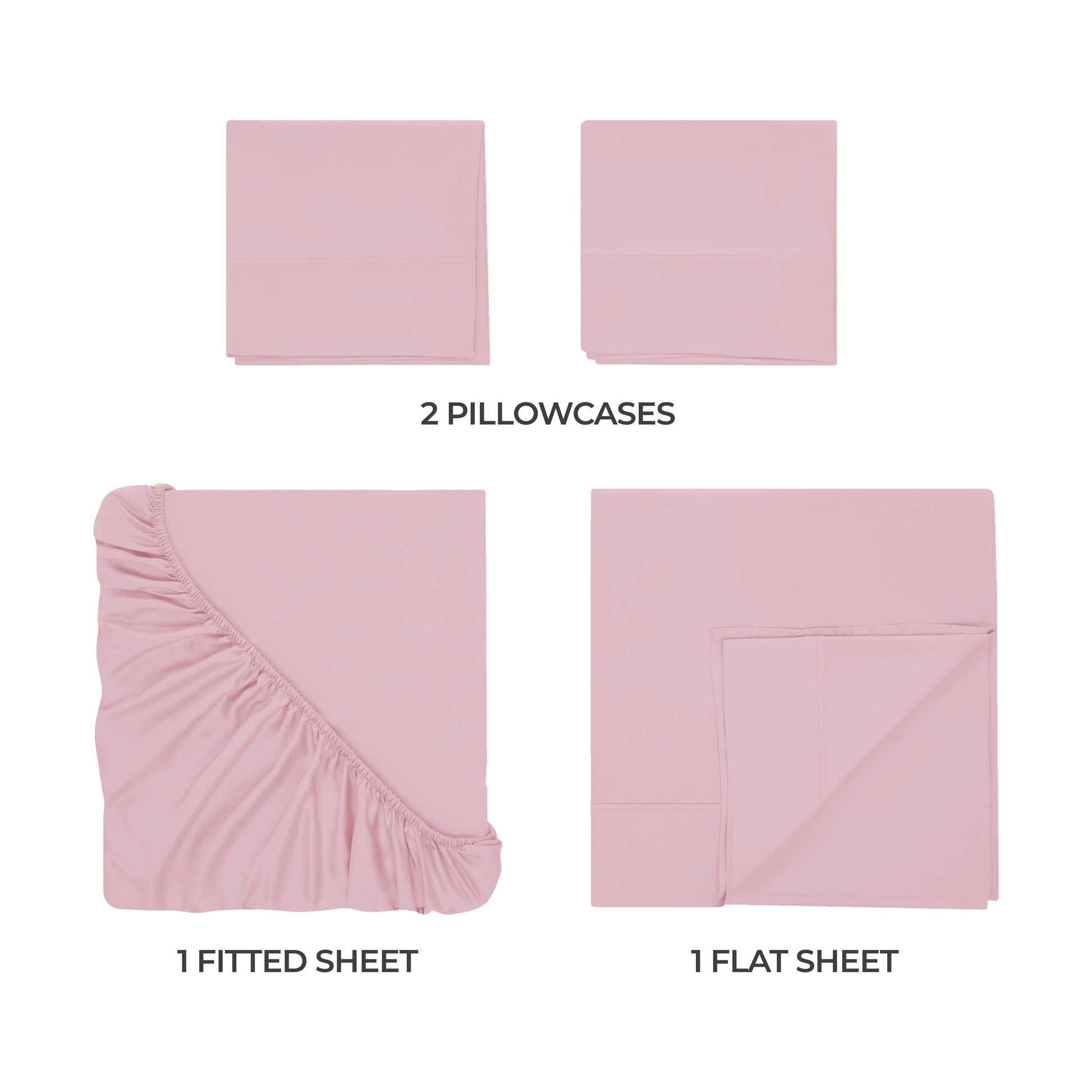 Egyptian Cotton 300 Thread Count Solid Deep Pocket Sheet Set - Lavender