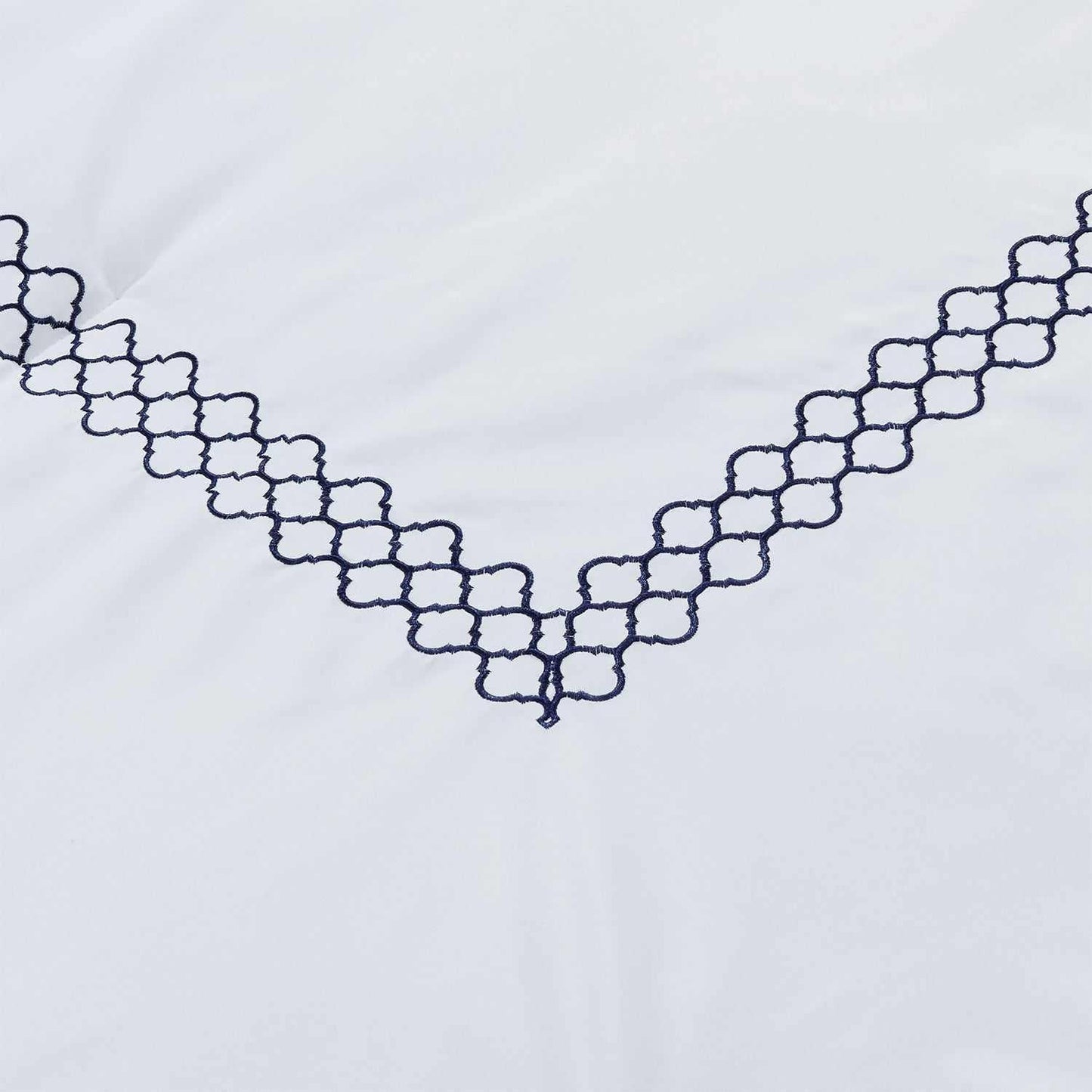 Superior Layla Embroidered Down Alternative Microfiber Comforter Set - Blue