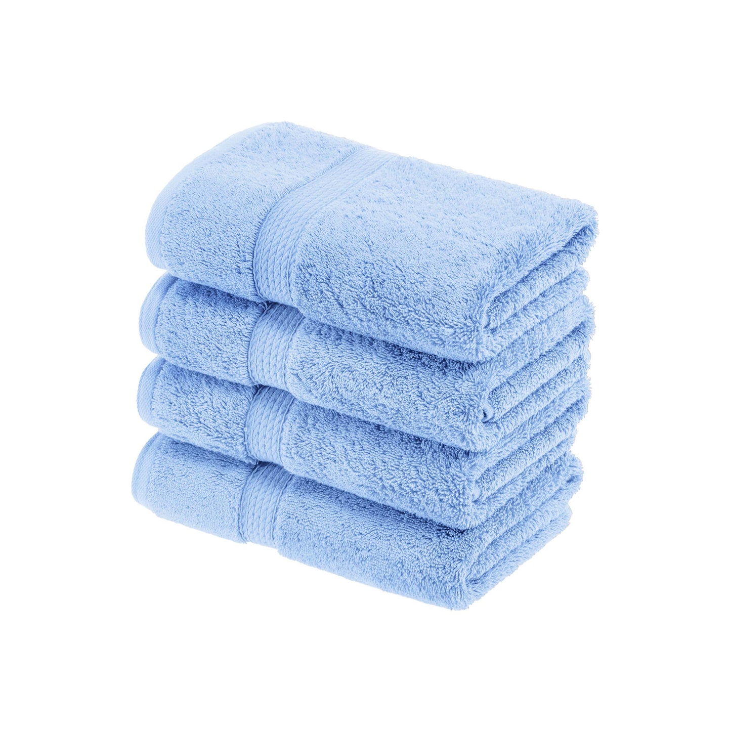 Madison Egyptian Cotton Pile Plush Heavyweight Hand Towel Set of 4