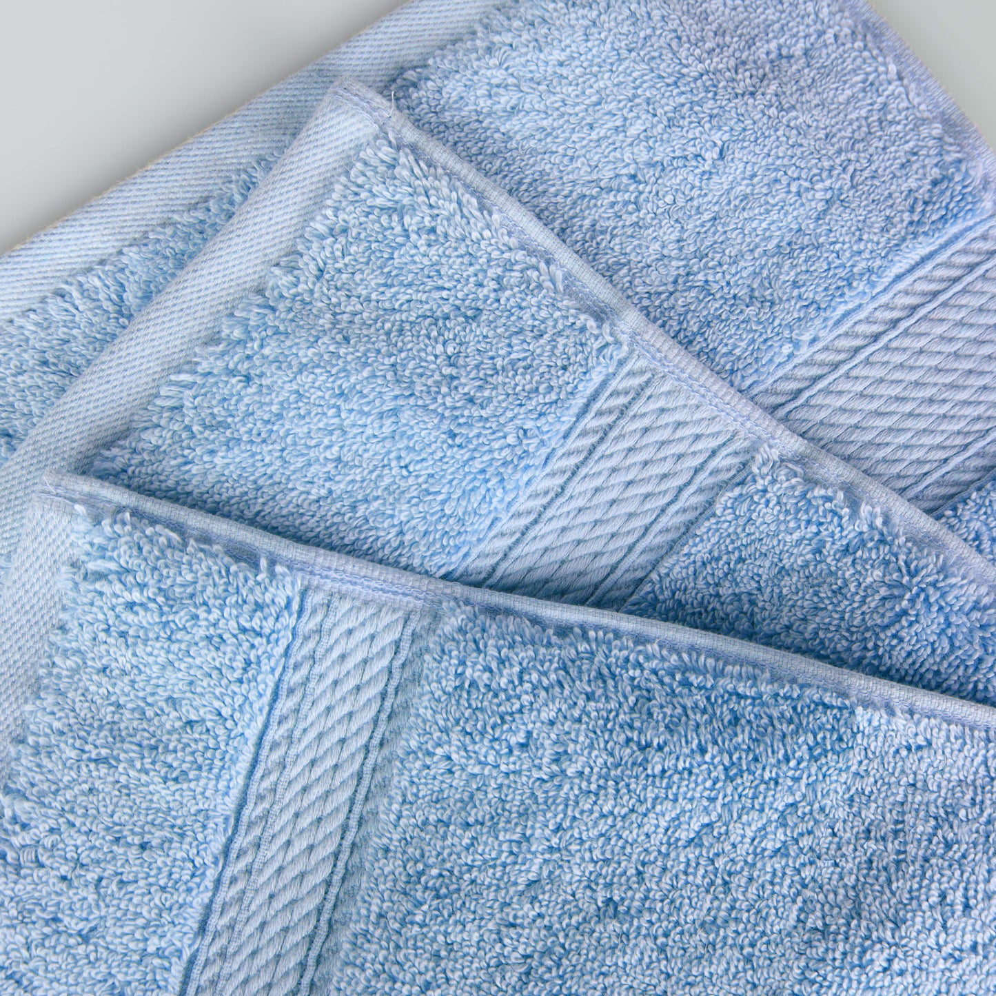 Madison Egyptian Cotton Pile Plush Heavyweight Face Towel Set of 6