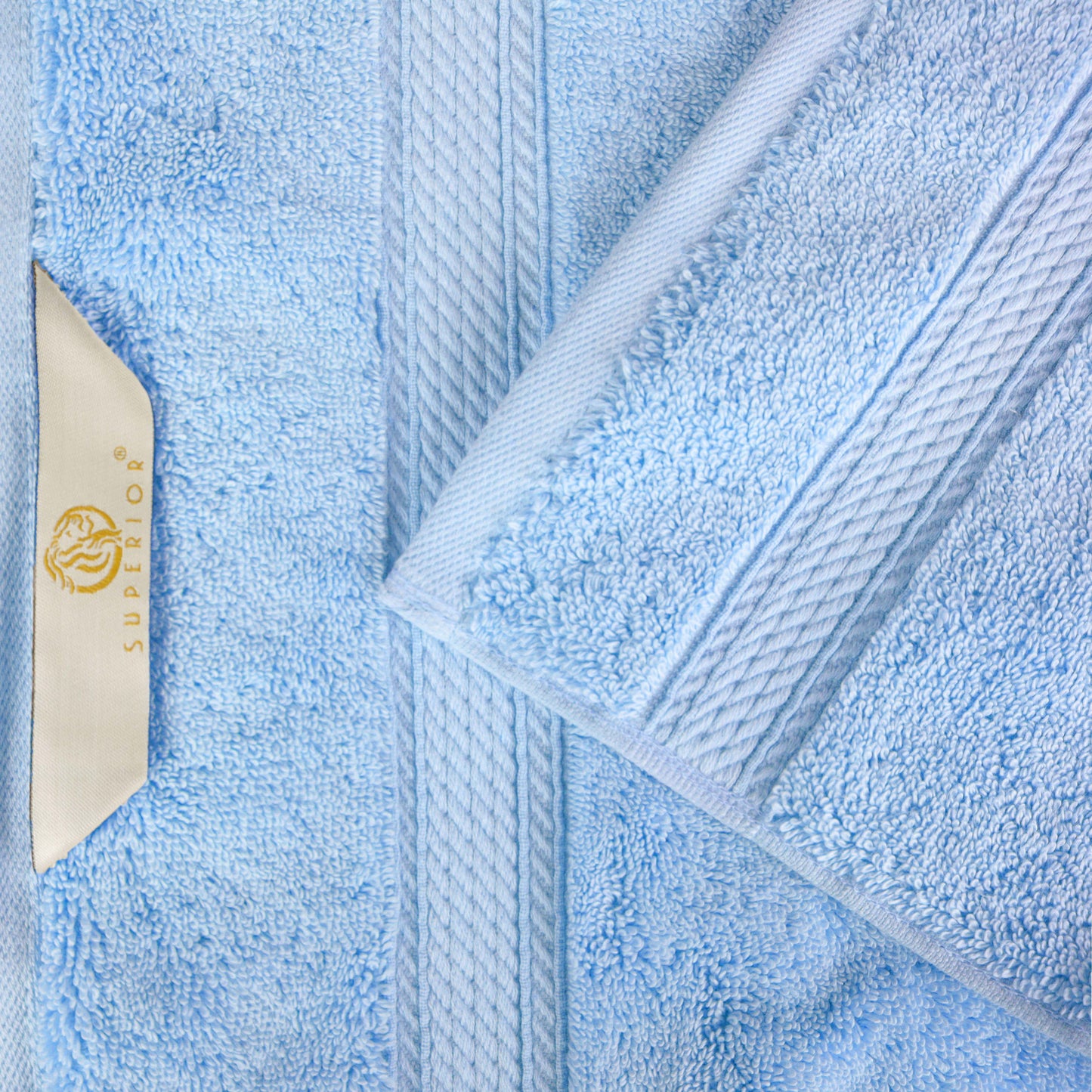 Madison Egyptian Cotton Pile Heavyweight 2 Piece Bath Towel Set