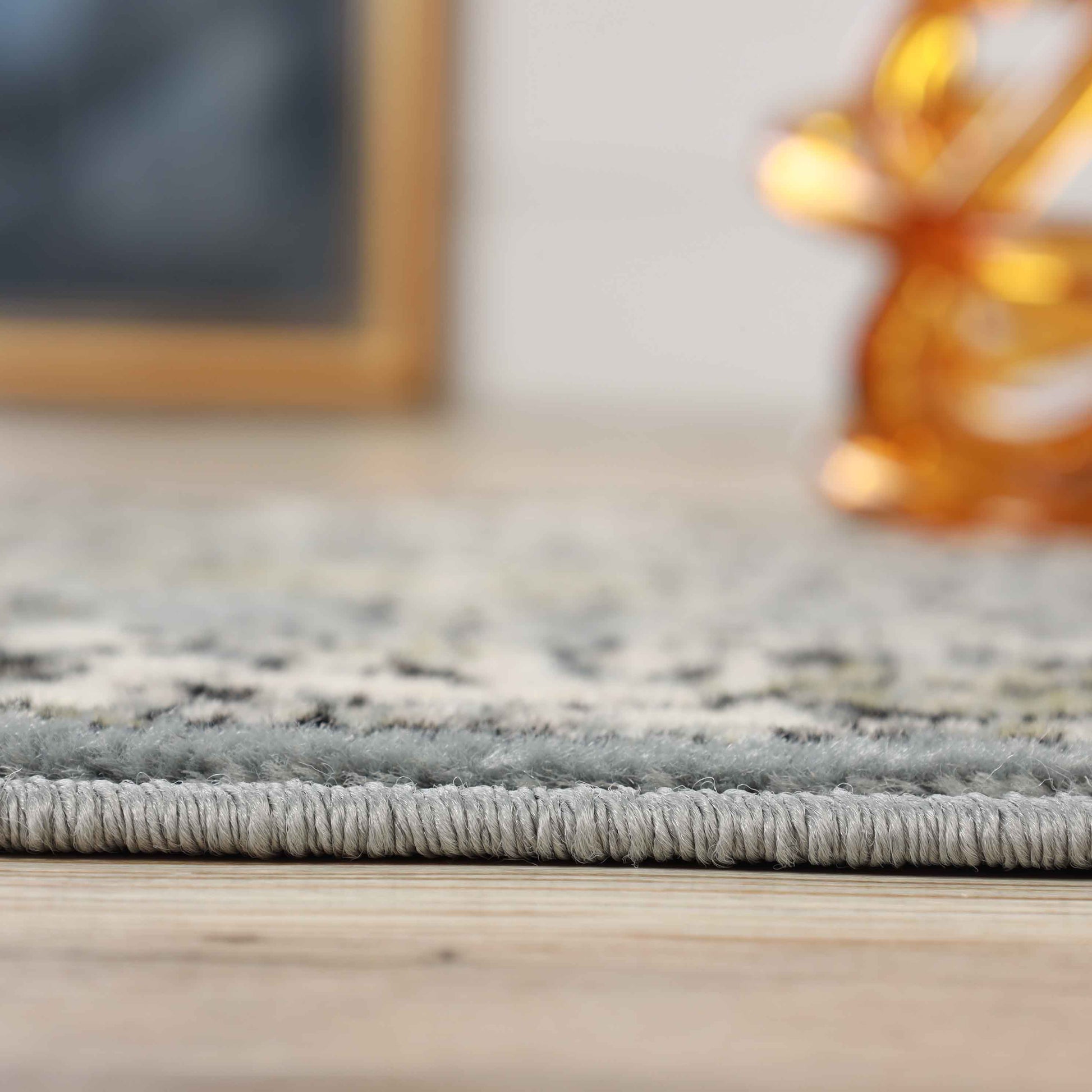 Lille Elegant Floral Indoor Area Rug or Runner Rug Or Door Mat - Cream