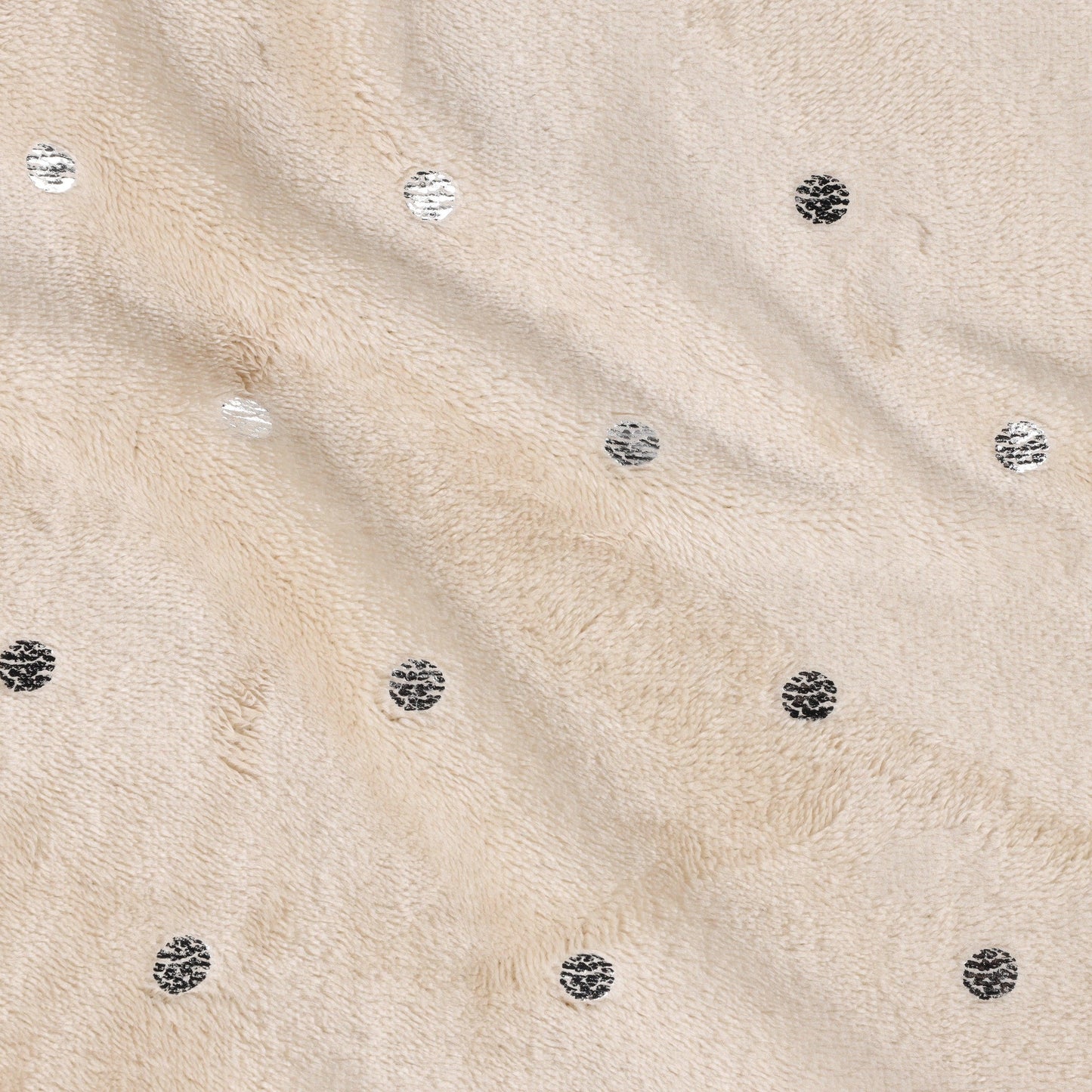 Fleece Plush Medium Weight Fluffy Soft Decorative Blanket Or Throw - Linen