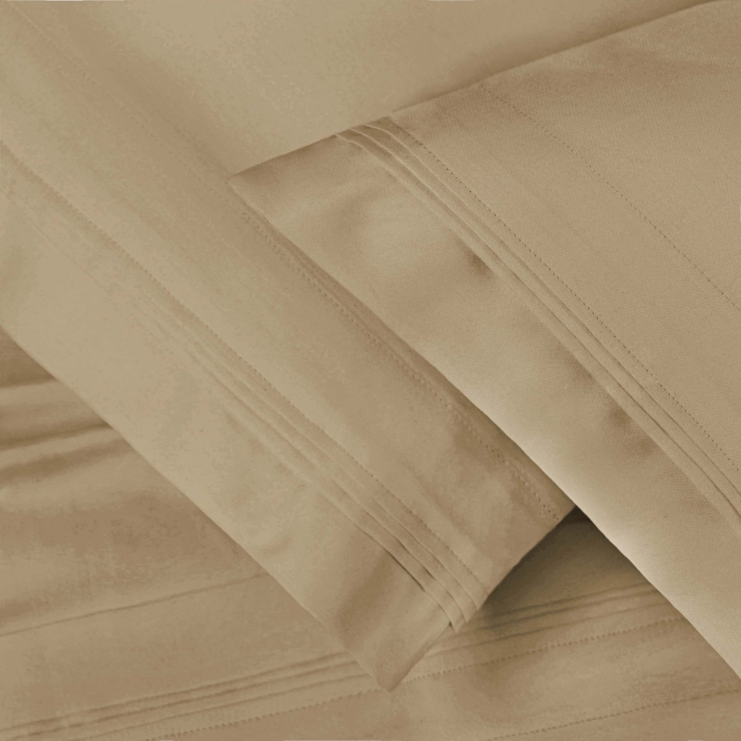 Premium 650 Thread Count Egyptian Cotton Solid Pillowcase Set - Linen