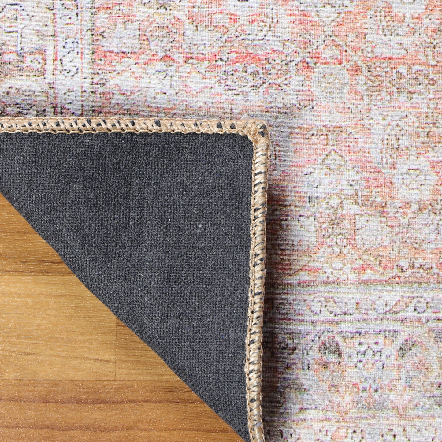 Lottie Distressed Geometric Rustic Farmhouse Indoor Area Rug - Butterscotch