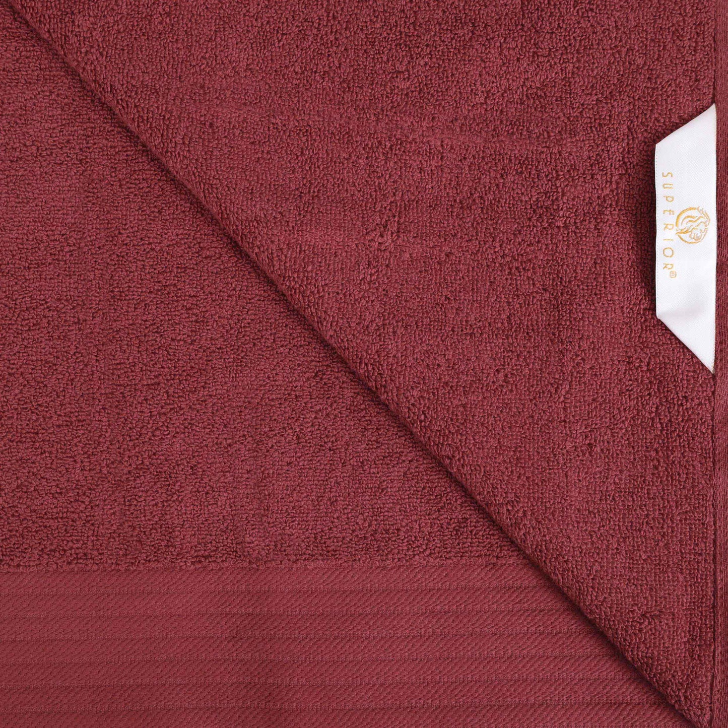 Premium Turkish Cotton Herringbone Solid Assorted 6 Piece Towel Set