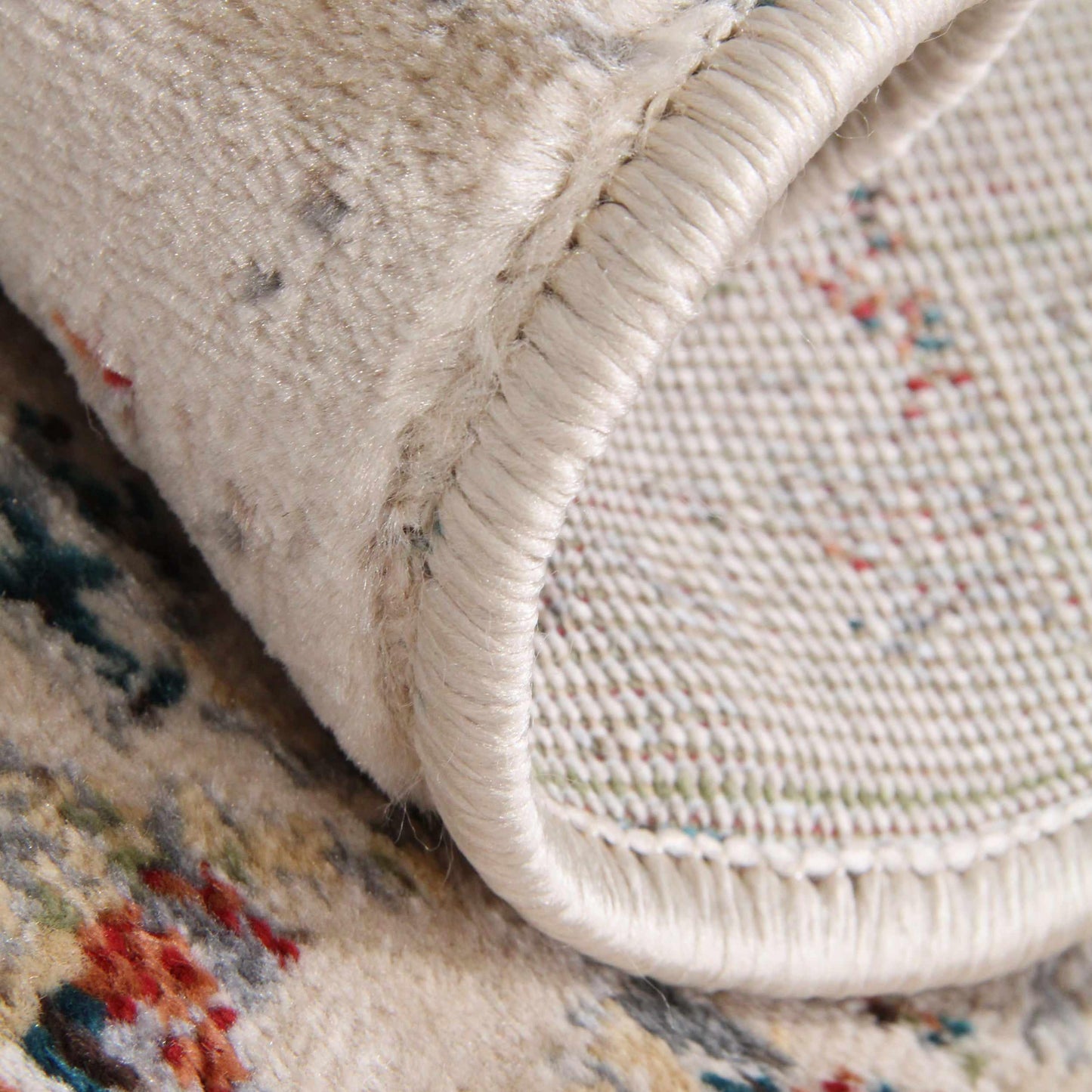 Superior Marquis Modern Farmhouse Medallion Indoor Area Rug or Runner Rug - Teal