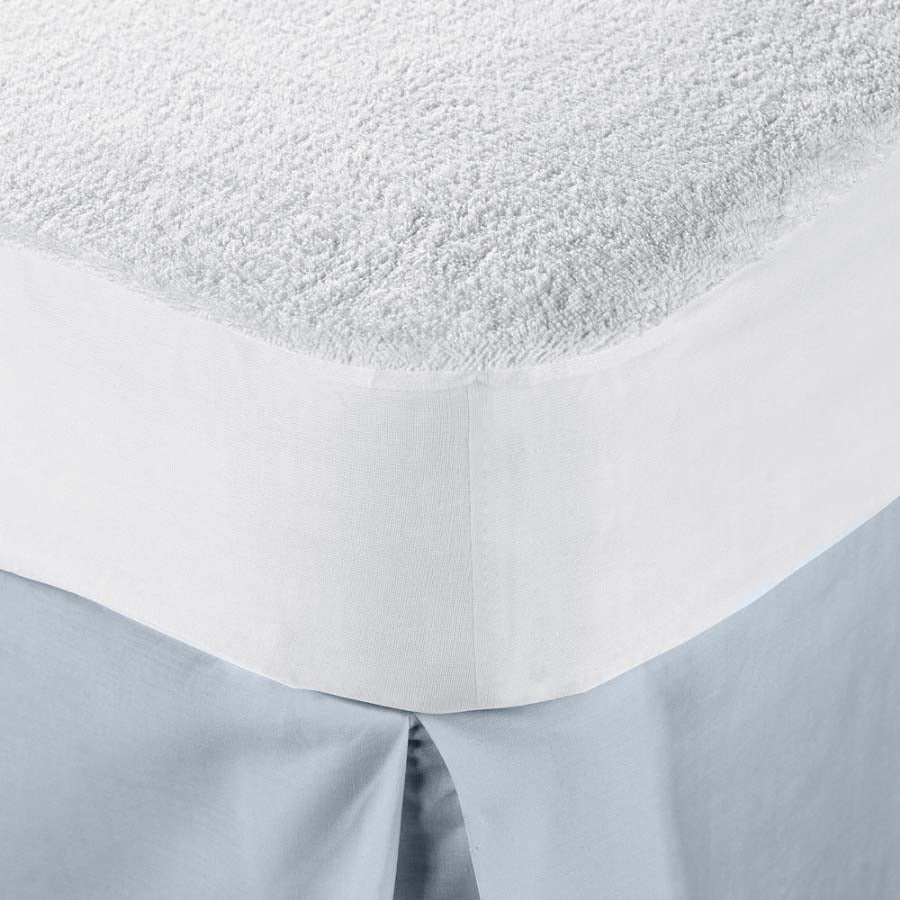 Waterproof Hypoallergenic Mattress Protector Cover - White