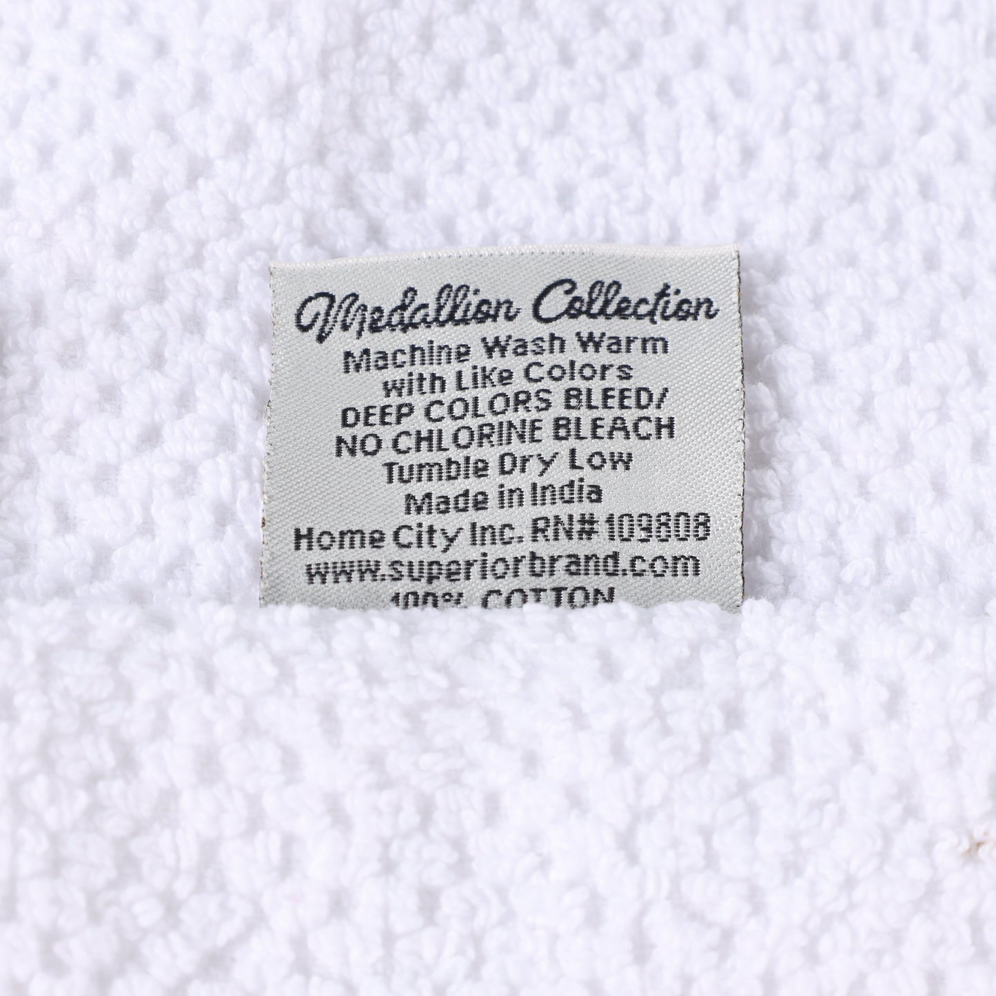 Medallion Cotton Jacquard Textured Soft Absorbent 12 Piece Towel Set - Aqua
