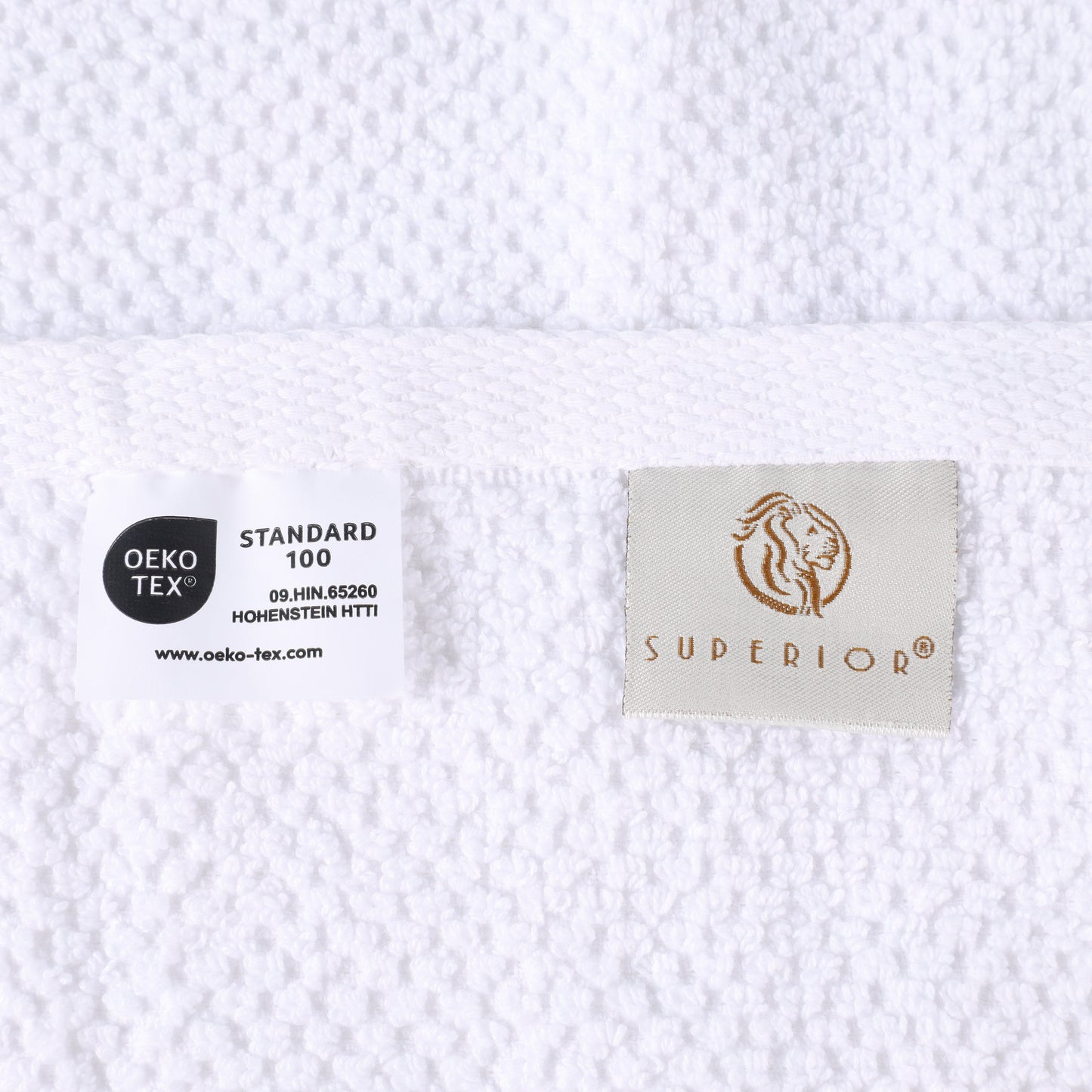 Medallion Cotton Jacquard Textured Soft Absorbent 3 Piece Towel Set - Emberglow