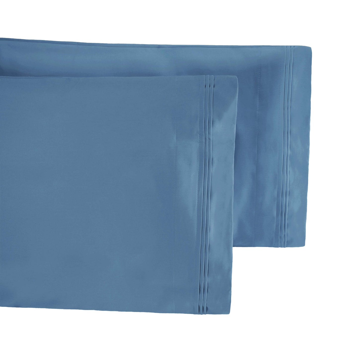 Premium 650 Thread Count Egyptian Cotton Solid Pillowcase Set - MediumBlue