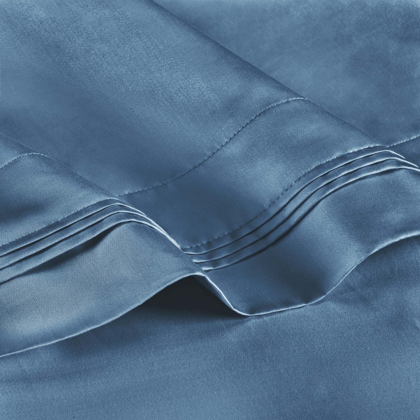 Premium 650 Thread Count Egyptian Cotton Solid Pillowcase Set - MediumBlue