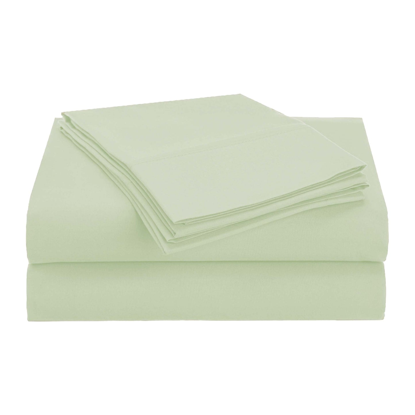 Brushed Microfiber Deep Pocket Breathable 4 Piece Bed Sheet Set - Mint
