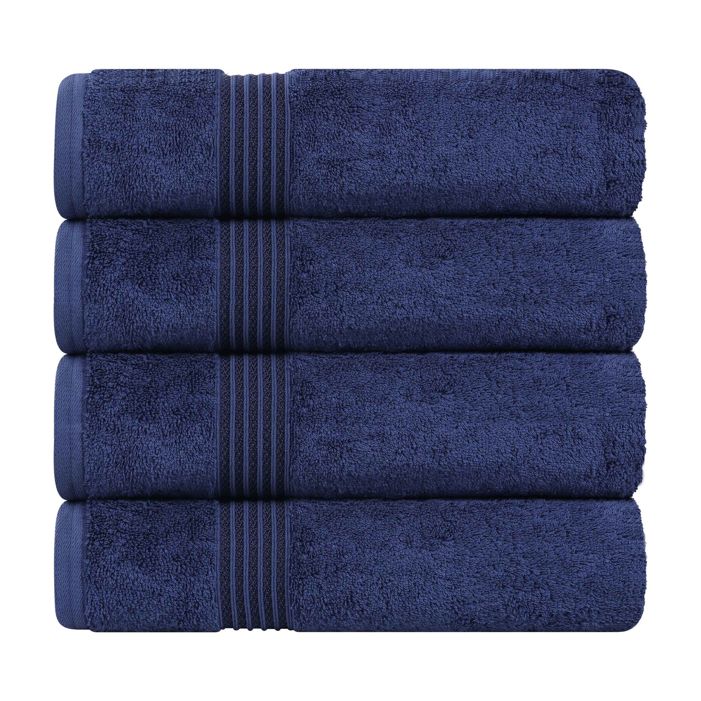 Heritage Egyptian Cotton Plush Absorbent Luxury Bath Towel Set of 4