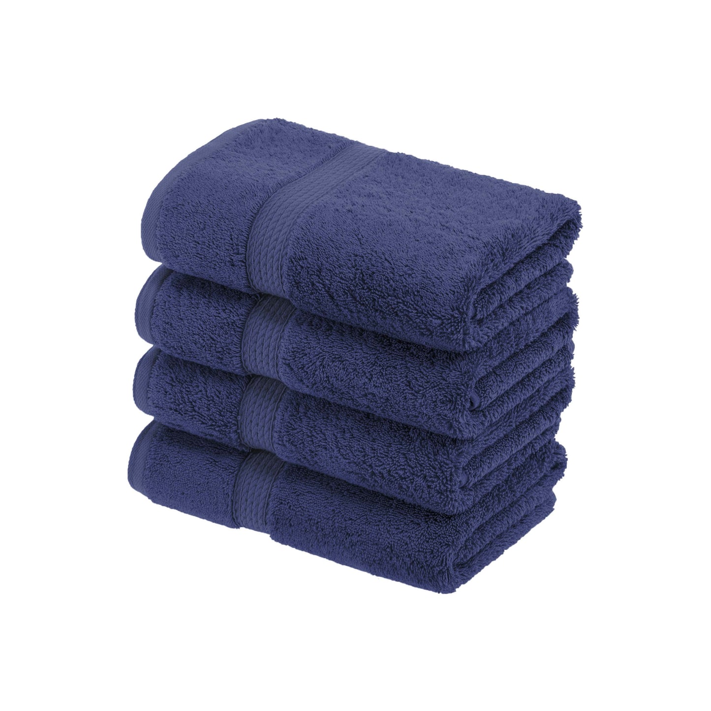 Madison Egyptian Cotton Pile Plush Heavyweight Hand Towel Set of 4
