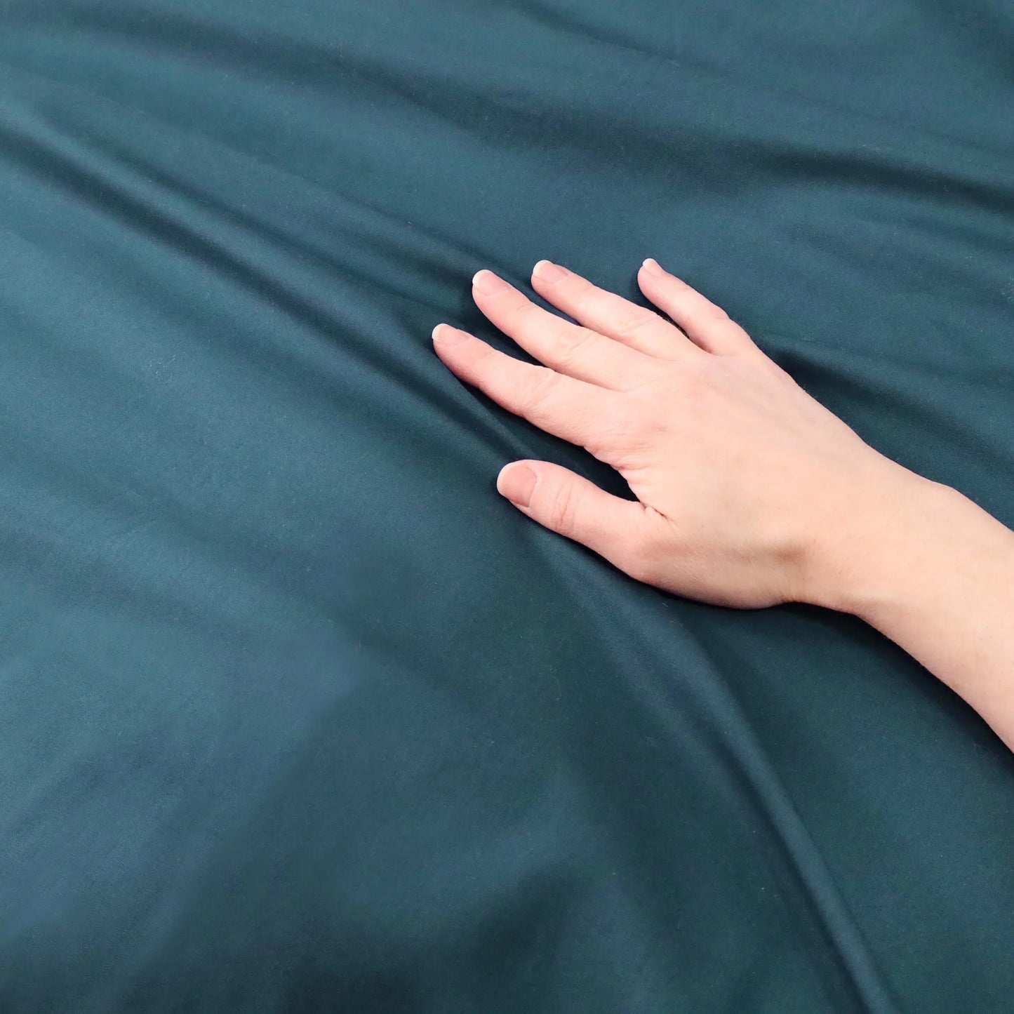 Cotton Percale Modern Traditional Duvet Cover Set - NavyBlue