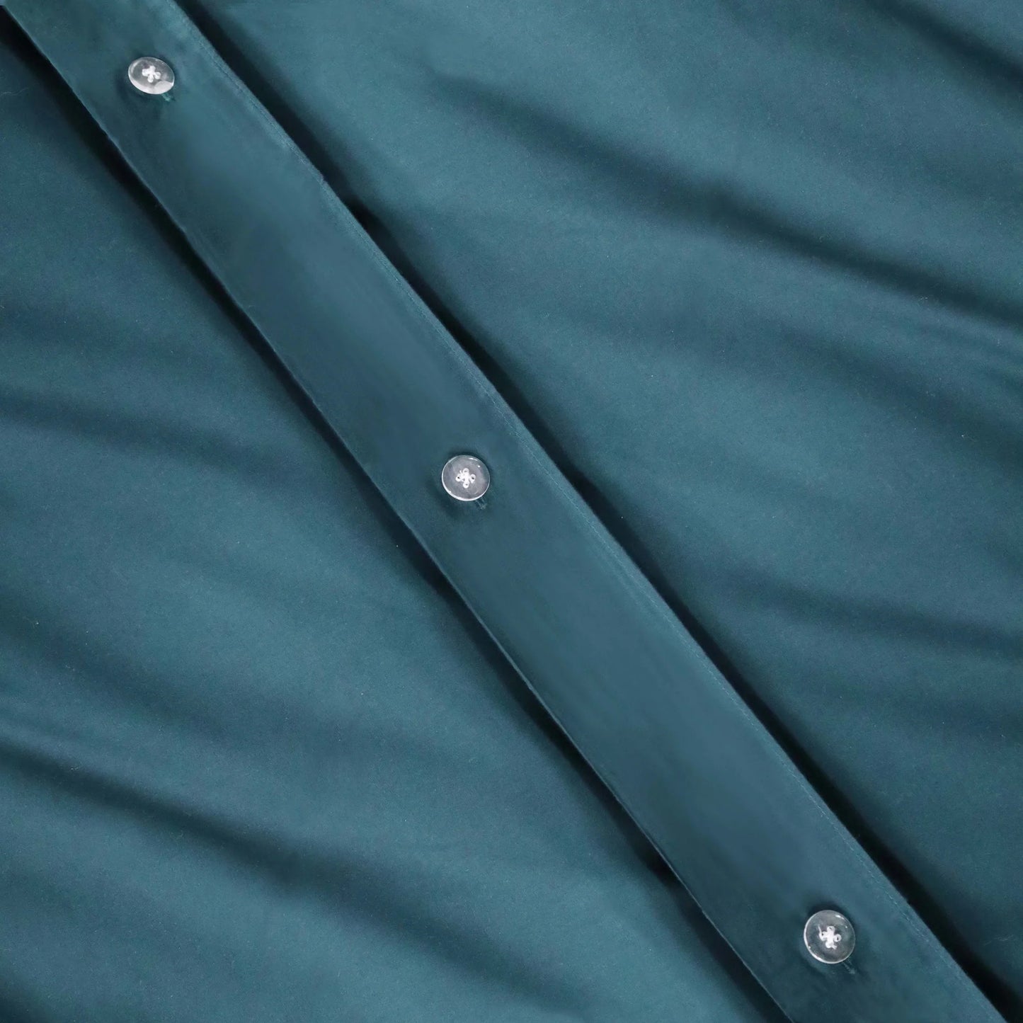 Cotton Percale Modern Traditional Duvet Cover Set - NavyBlue