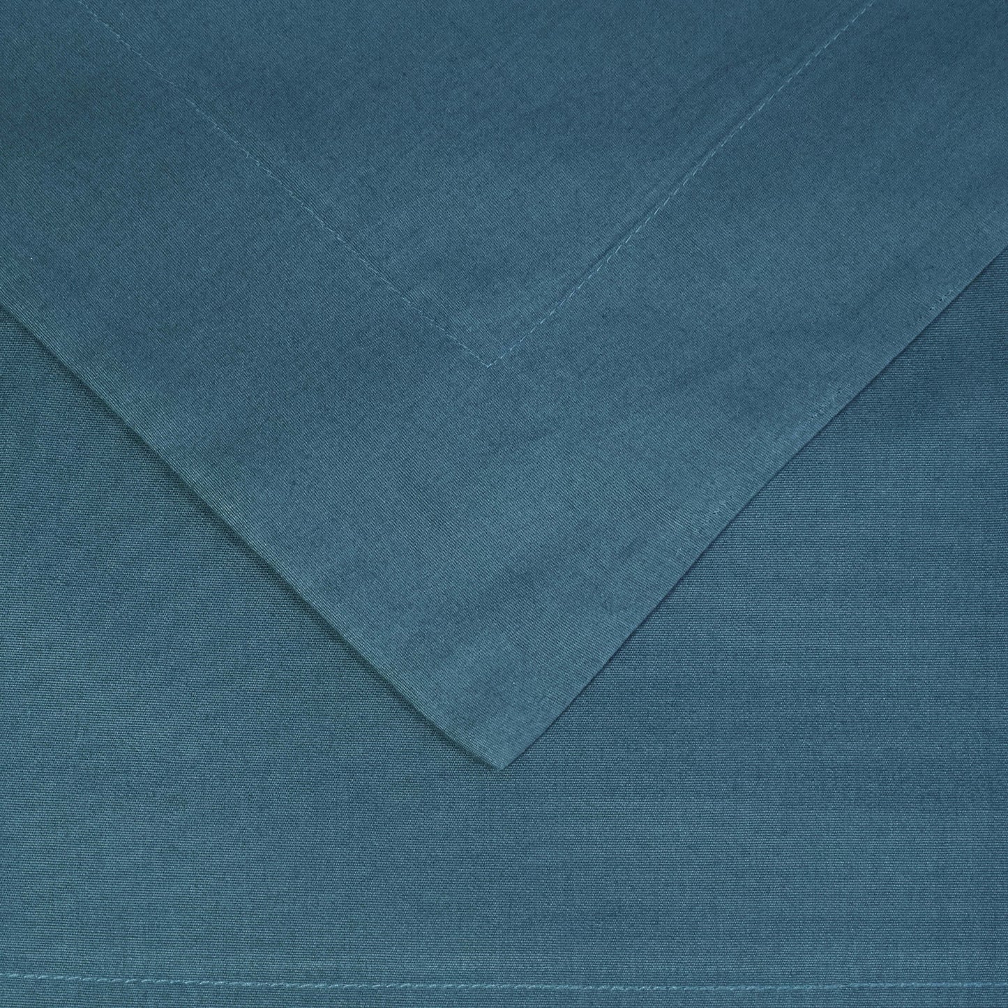 Cotton Percale Modern Traditional Duvet Cover Set - NavyBlue