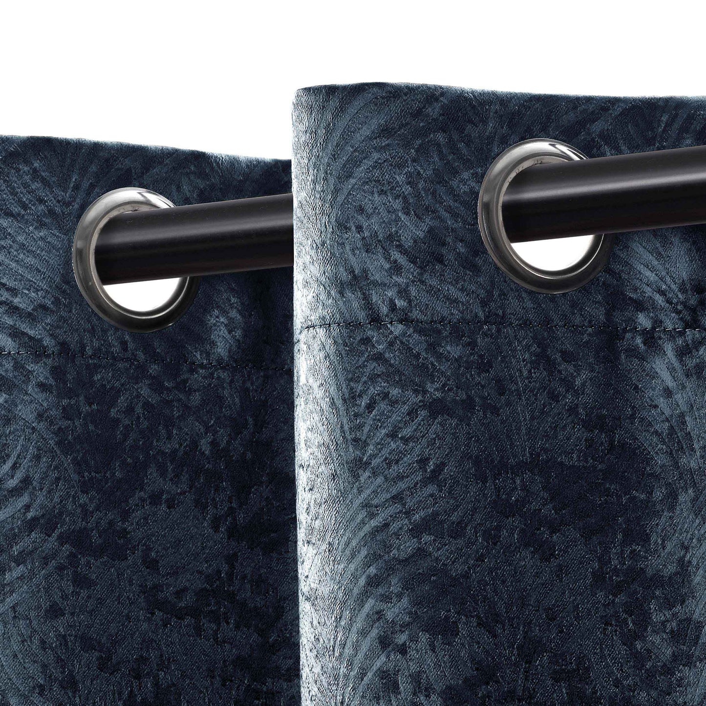 Waverly Geometric Washable Room Darkening Blackout Curtains, Set of 2