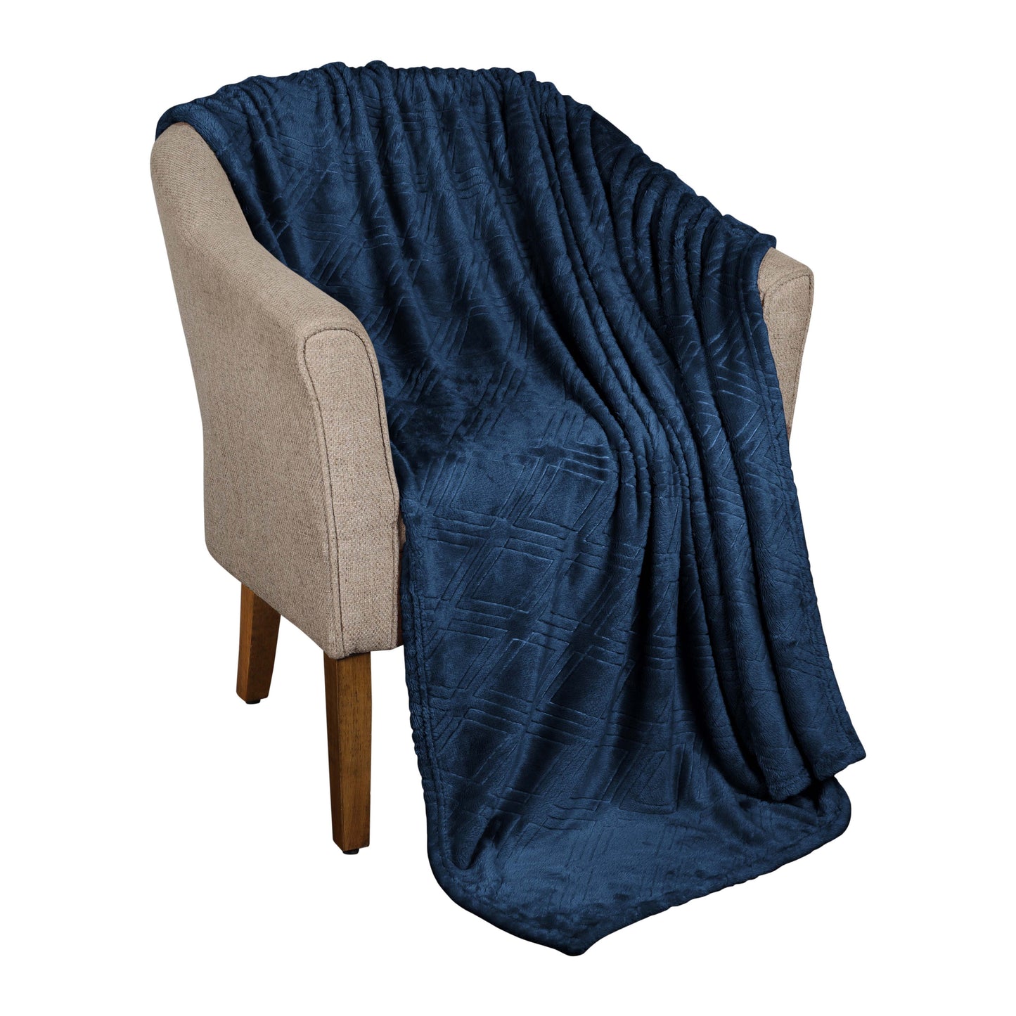 Alaska Diamond Fleece Plush Ultra-Soft Fluffy Blanket