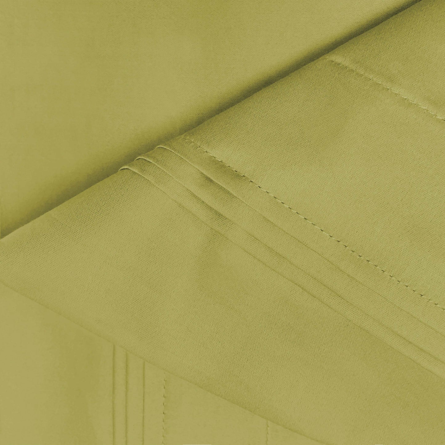 Premium 650 Thread Count Egyptian Cotton Solid Pillowcase Set - OliveGreen