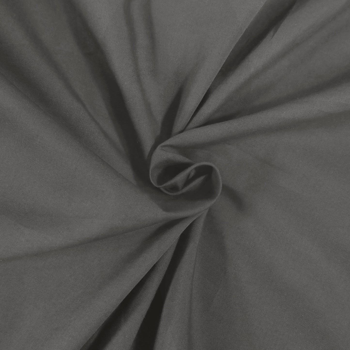 Solid Cotton Percale 2-Piece Pillowcase Set - Grey
